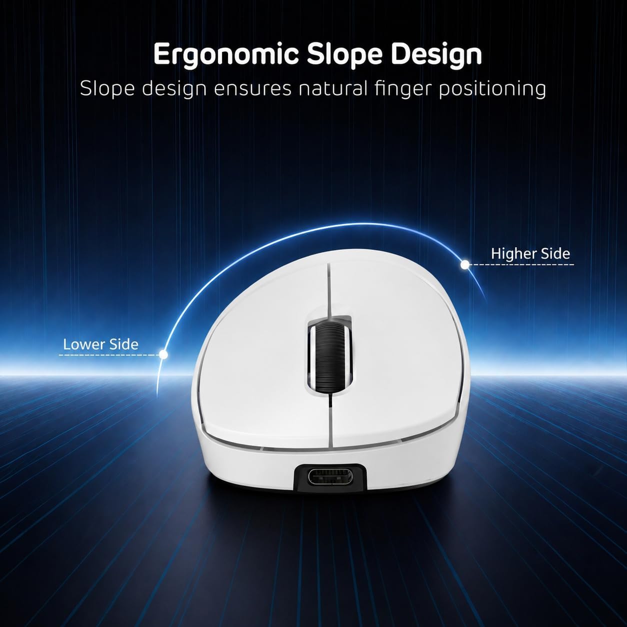 MOUSE GAMER RK ROYAL KLUDGE MG5 WIRELESS 42000 DPI PAW3950 - 5