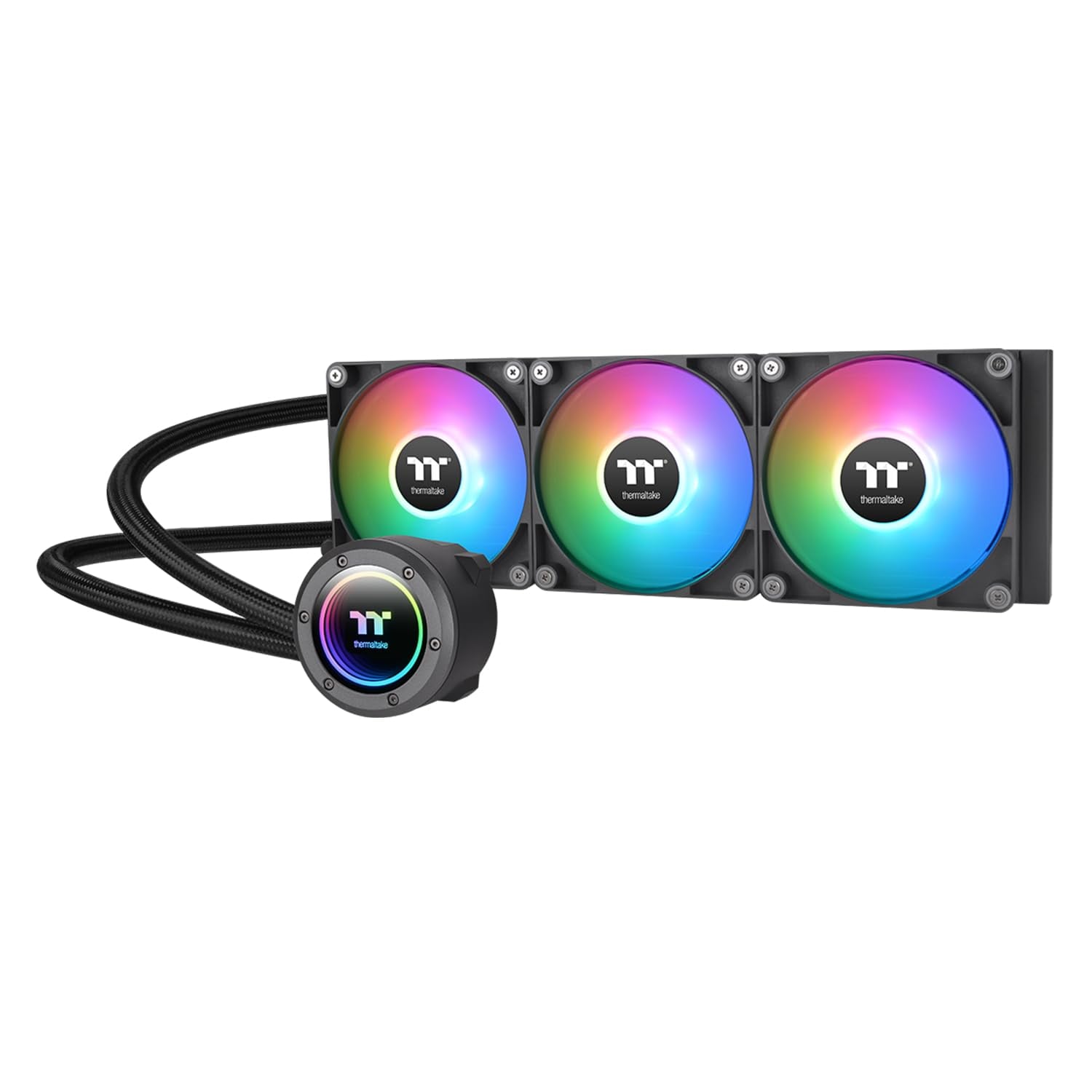 ENFRIADOR LÍQUIDO PARA CPU THERMALTAKE TH360 ARGB SYNC V2 360MM NEGRO - 1