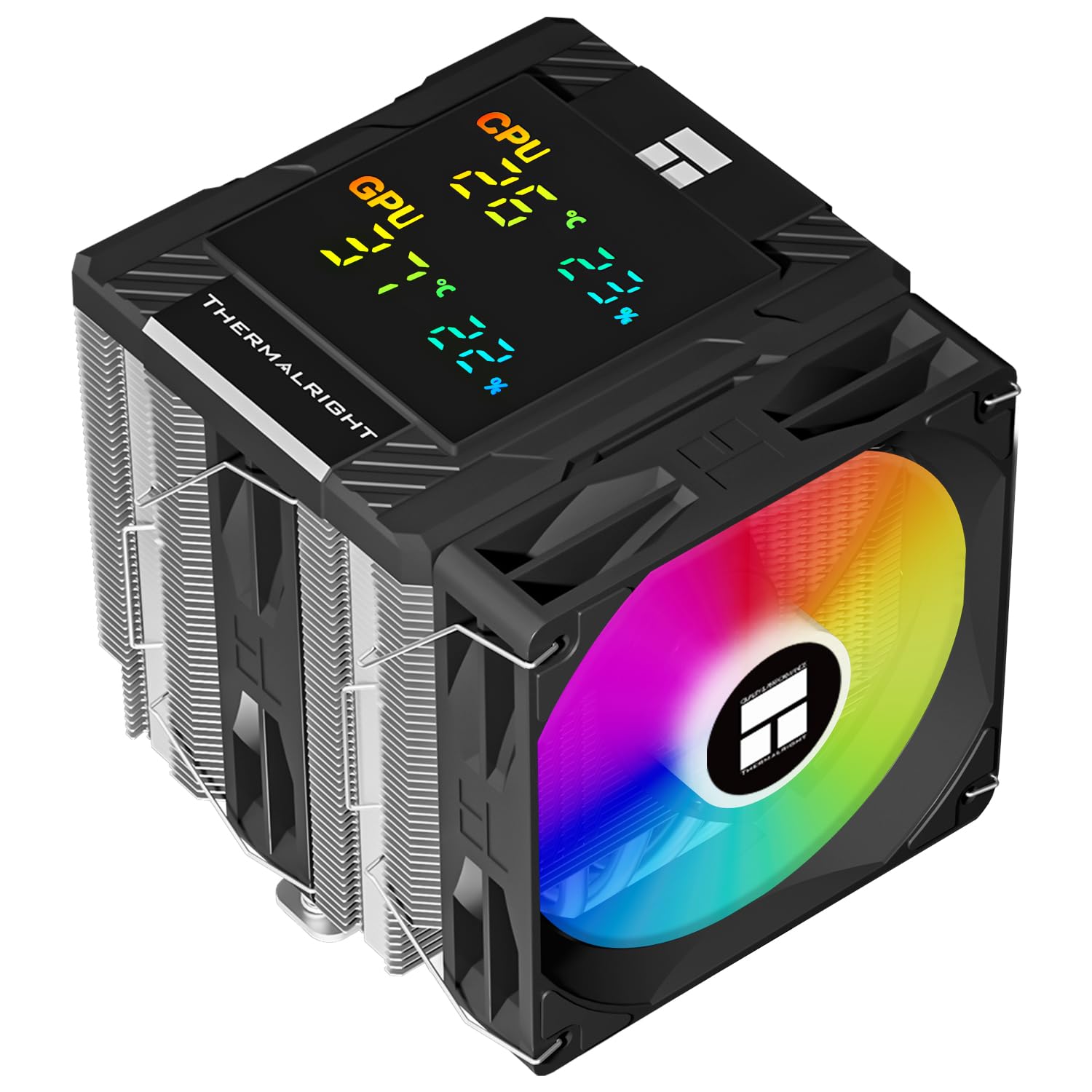 ENFRIADOR DE CPU THERMALRIGHT PEERLESS ASSASSIN 120 DIGITAL ARGB NEGRO - 1