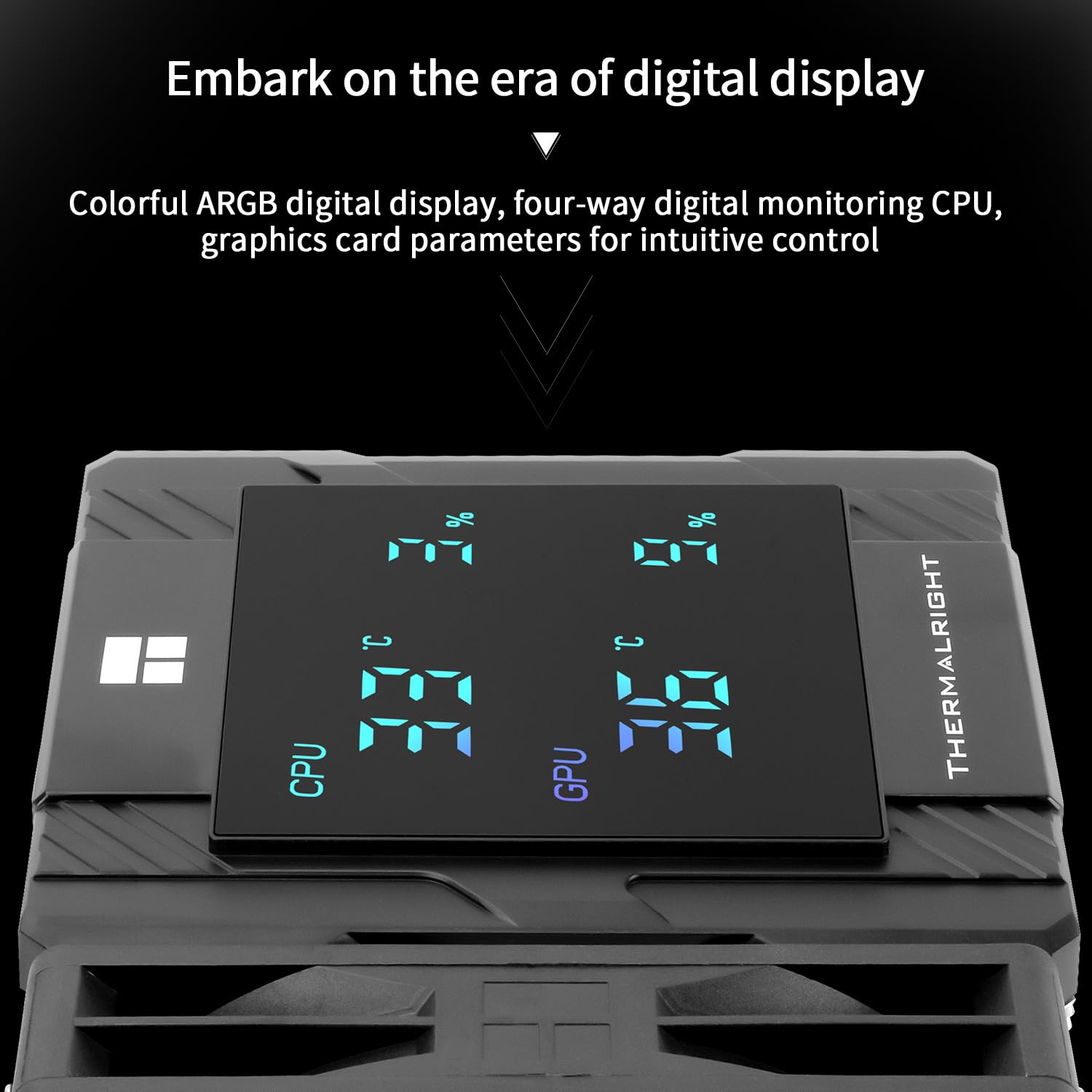 ENFRIADOR DE CPU THERMALRIGHT PEERLESS ASSASSIN 120 DIGITAL ARGB NEGRO - 5
