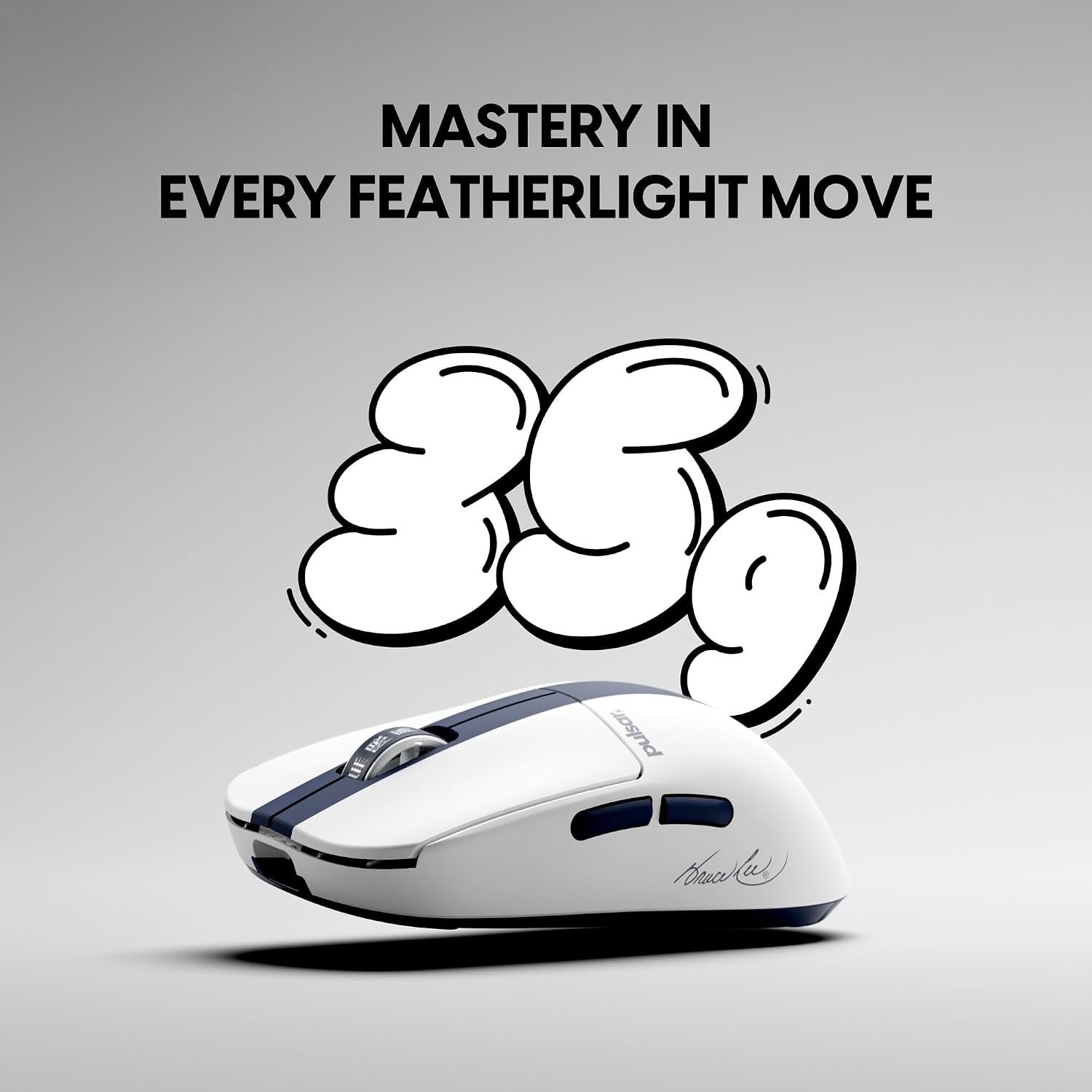 MOUSE GAMER PULSAR GAMING GEARS X2 CRAZYLIGHT WIRELESS BRUCE LEE - 3
