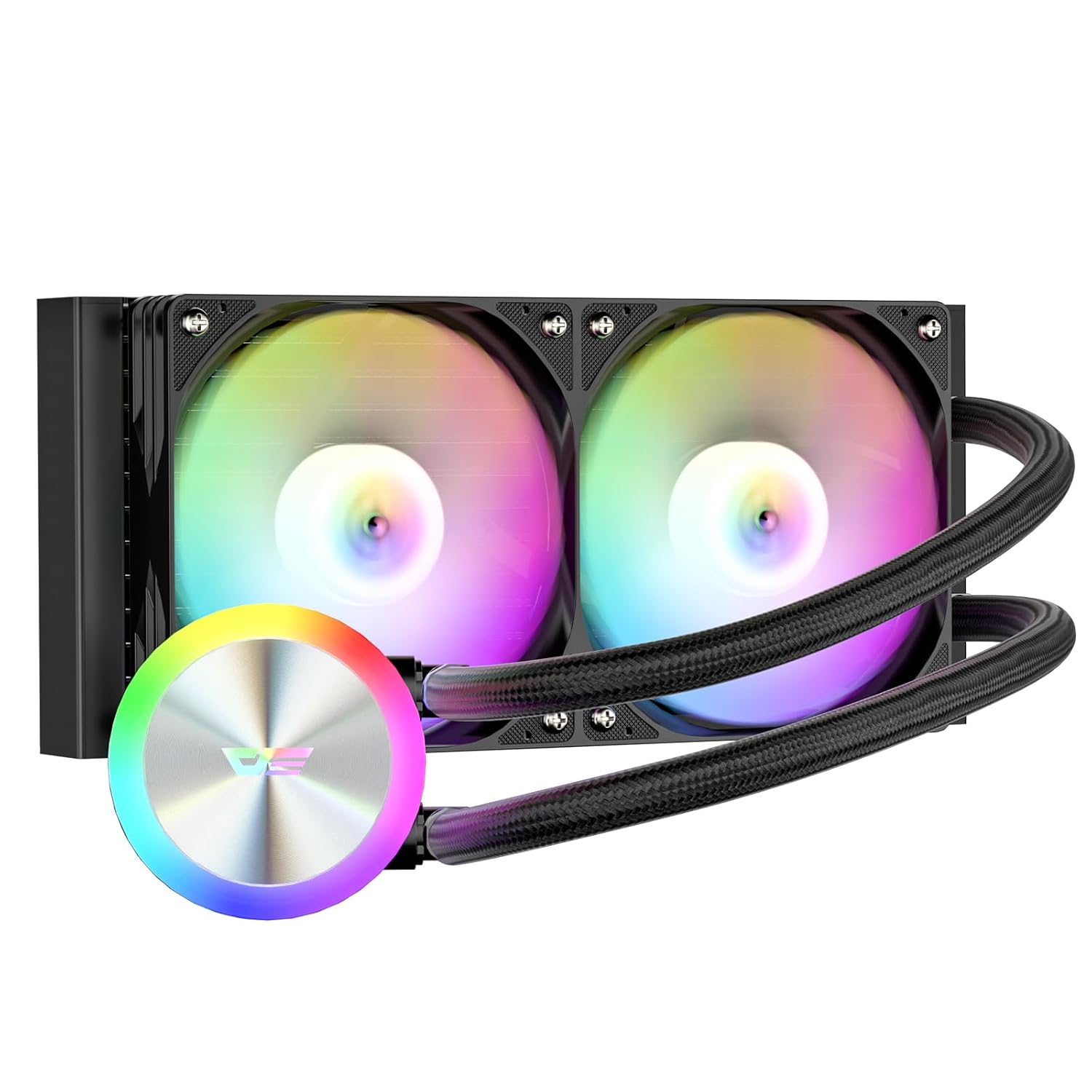 ENFRIADOR LÍQUIDO PARA CPU DARKFLASH DG240 240MM NEGRO - 1