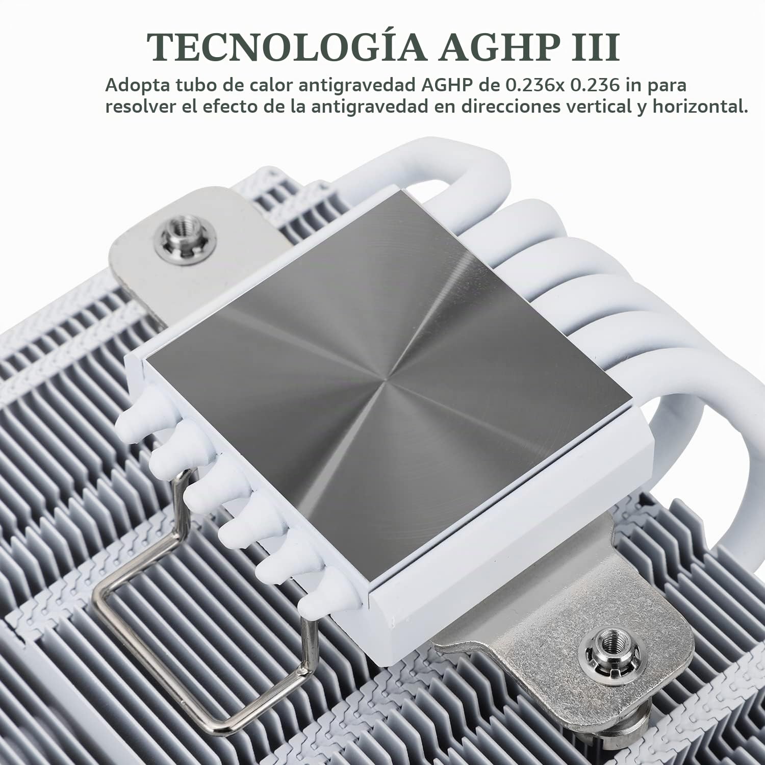 ENFRIADOR DE CPU THERMALRIGHT AXP120-X67 BLANCO ARGB BAJO PERFIL - 2
