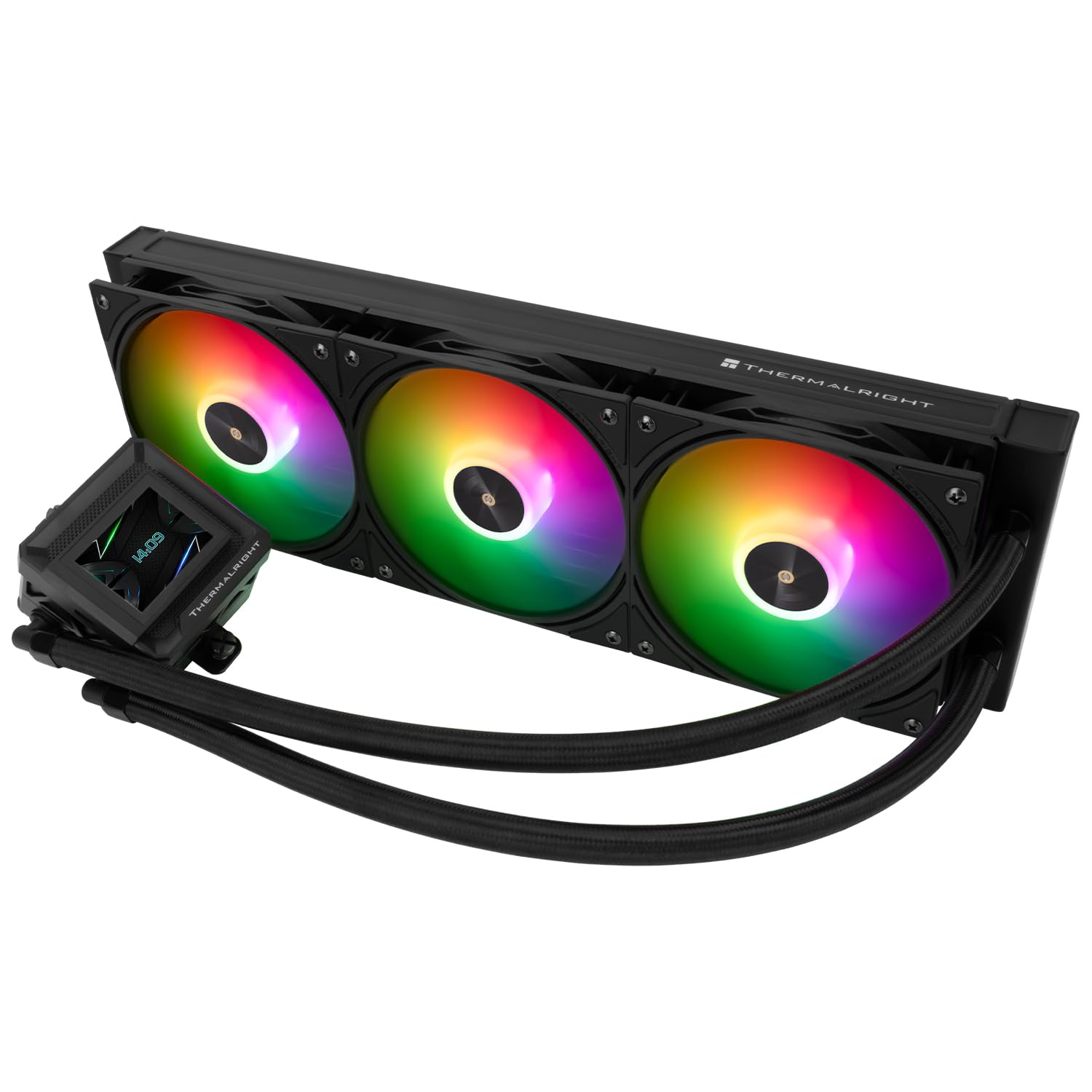 REFRIGERACIÓN LÍQUIDA THERMALRIGHT FW360 SE ARGB BLACK CON PANTALLA LCD 2 PULGADAS PARA CPU - 1