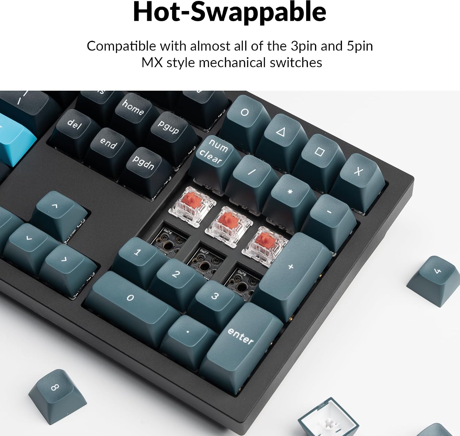 TECLADO MECÁNICO KEYCHRON Q6 PRO INALÁMBRICO FULL SIZE - 5