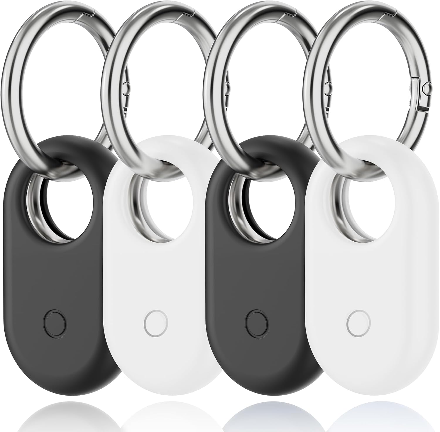 FUNDA PARA SAMSUNG SMARTTAG2 SPOMOX SILICONA 4 UNIDADES NEGRO Y BLANCO - 1
