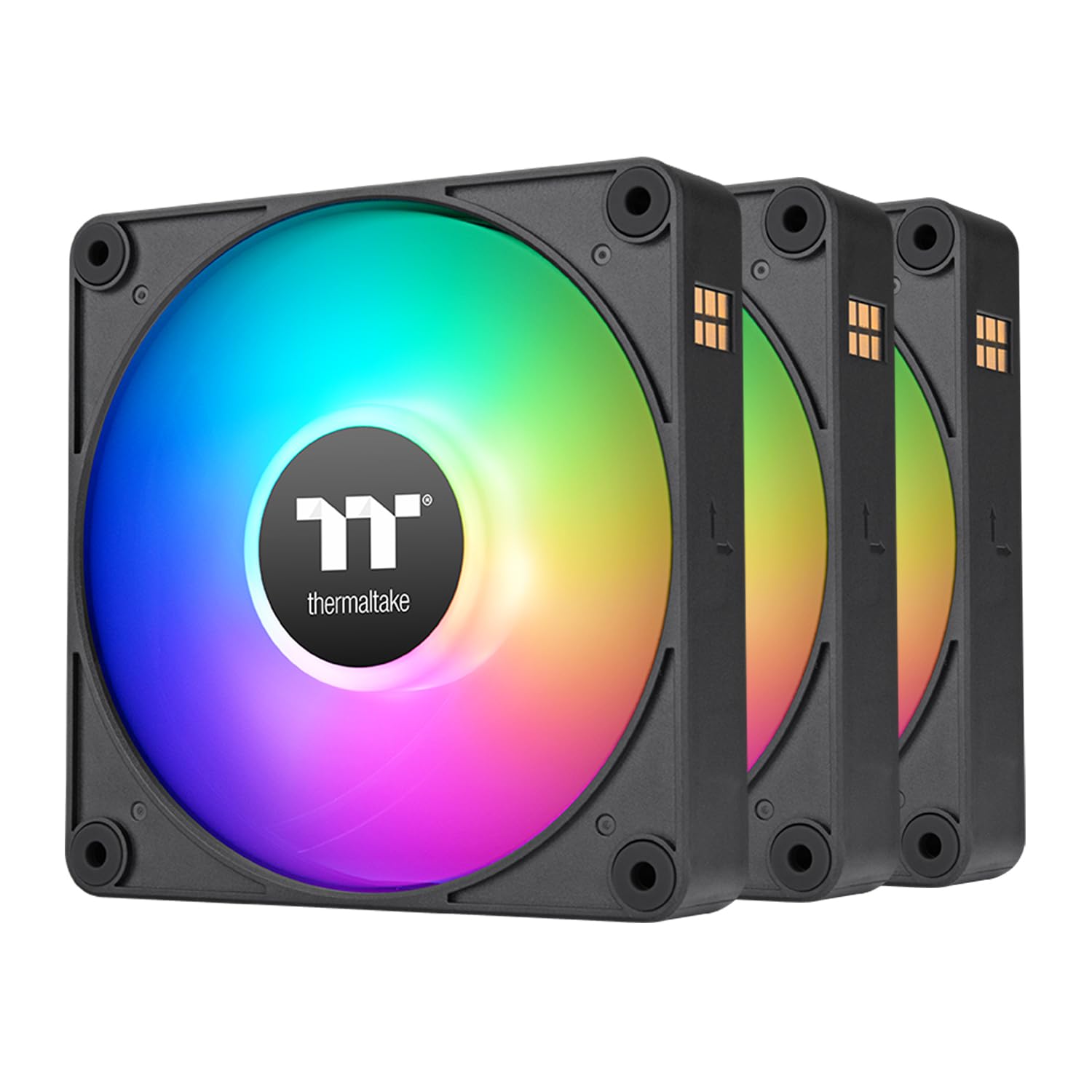 COOLER INTERNO THERMALTAKE CT120 EX ARGB SYNC 120 MM 3 UNIDADES - 1