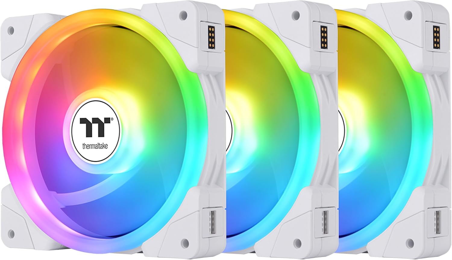 COOLER INTERNO THERMALTAKE SWAFAN EX 12 ARGB BLANCO 3 UNIDADES 120MM - 1