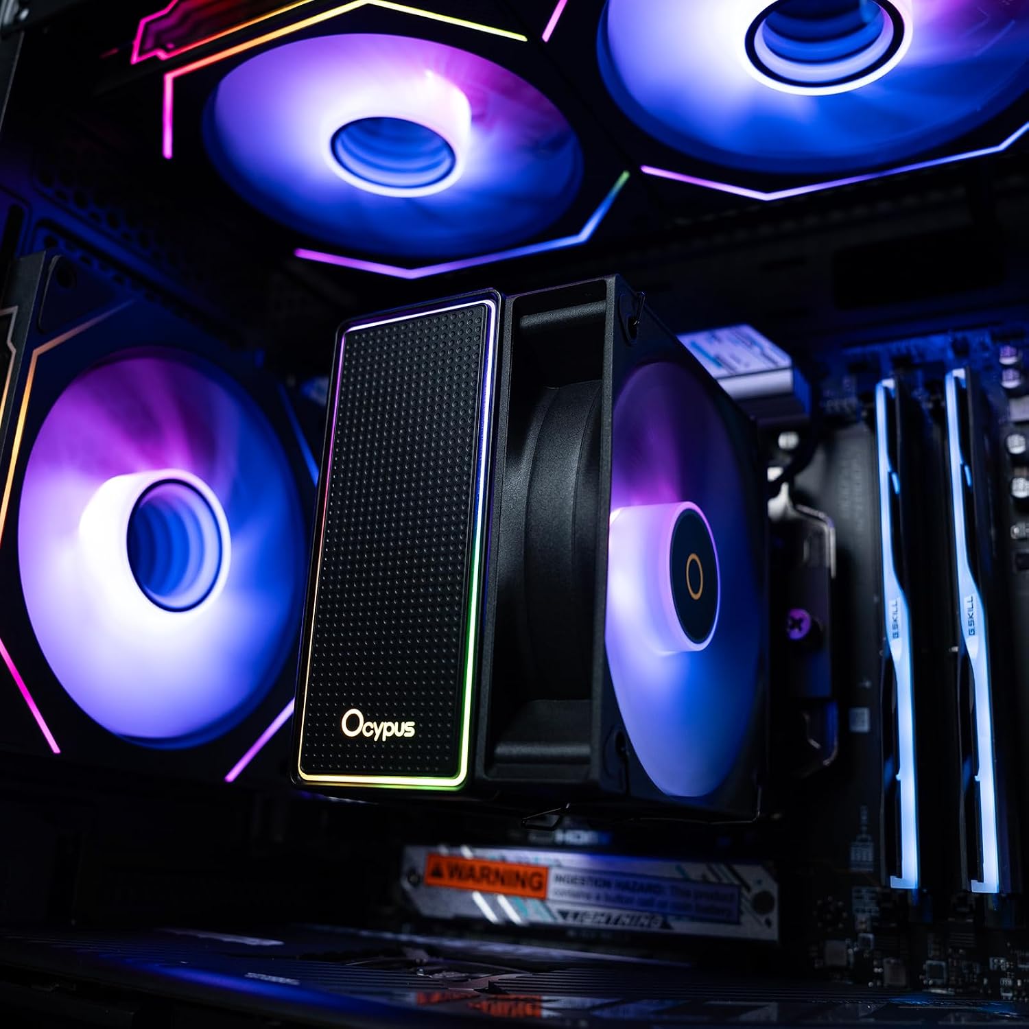 ENFRIADOR DE CPU OCYPUS GAMMA A40 ARGB 133MM CON VENTILADOR PWM 100MM - 2