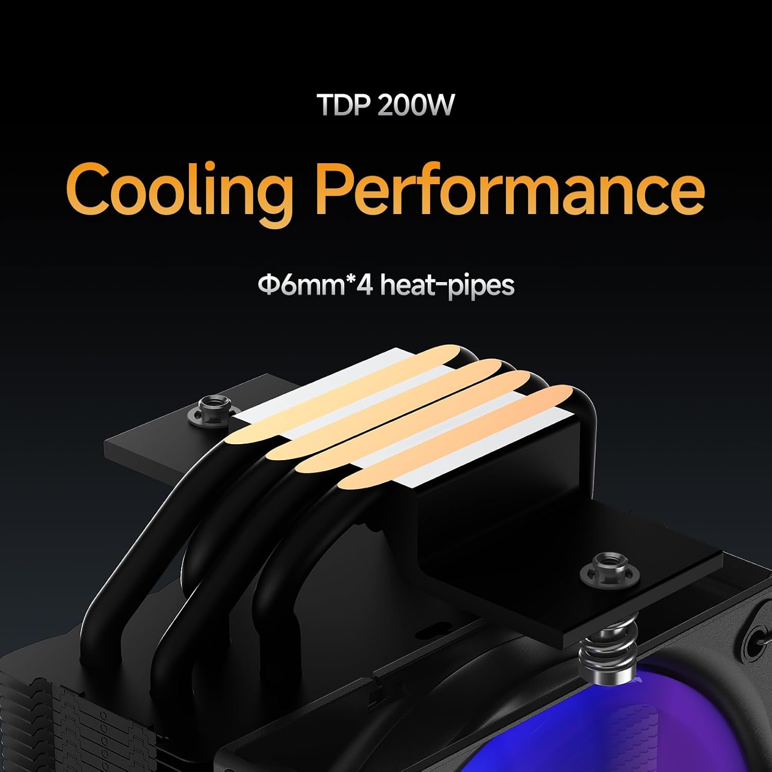 ENFRIADOR DE CPU OCYPUS GAMMA A40 ARGB 133MM CON VENTILADOR PWM 100MM - 3