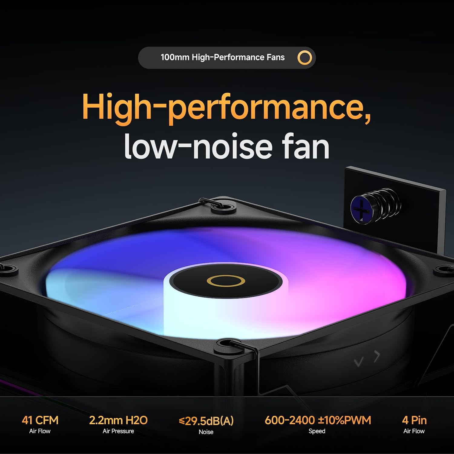 ENFRIADOR DE CPU OCYPUS GAMMA A40 ARGB 133MM CON VENTILADOR PWM 100MM - 5