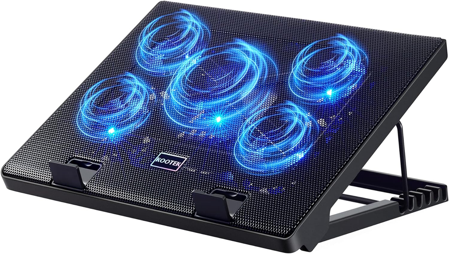 BASE DE ENFRIAMIENTO PARA LAPTOP KOOTEK CON 5 VENTILADORES SILENCIOSOS PARA LAPTOPS DE 12' A 17' - 1