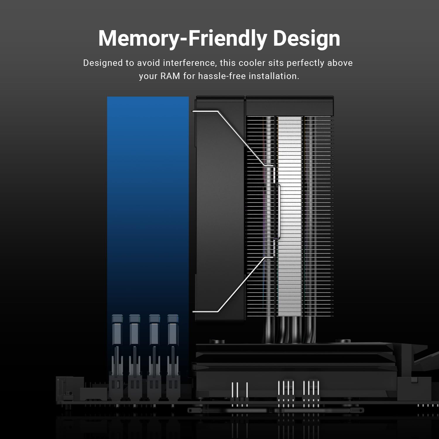ENFRIADOR DE CPU ID-COOLING SE-214-XT V2 ARGB 200W - 3