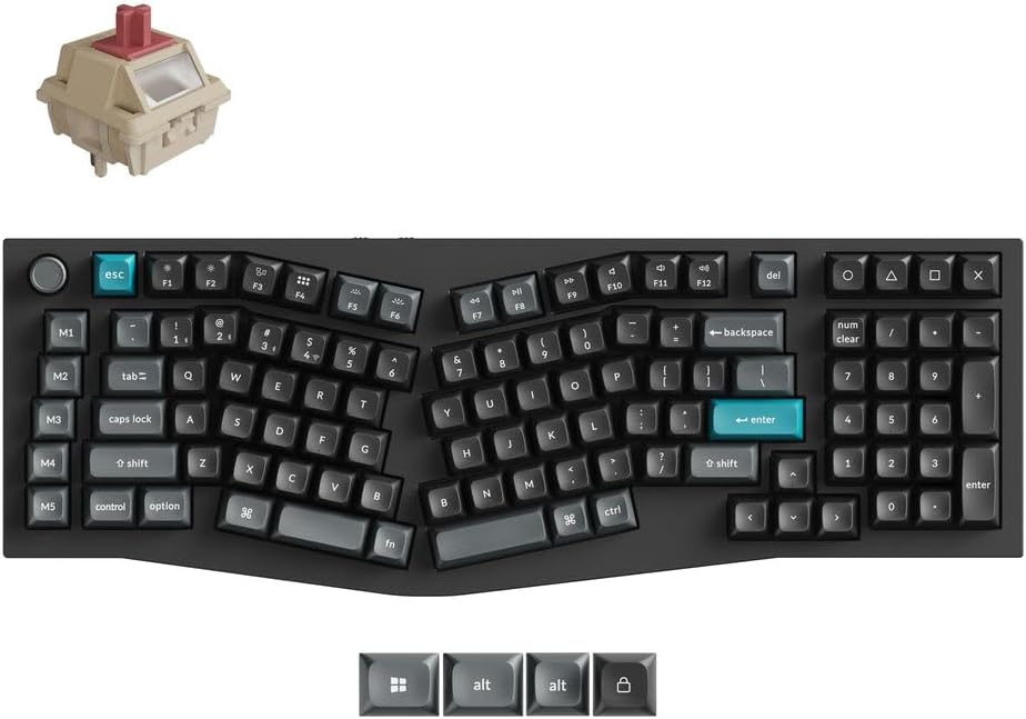 TECLADO MECÁNICO INALÁMBRICO KEYCHRON Q13 ULTRA 8K 96% ALICE LAYOUT - 1