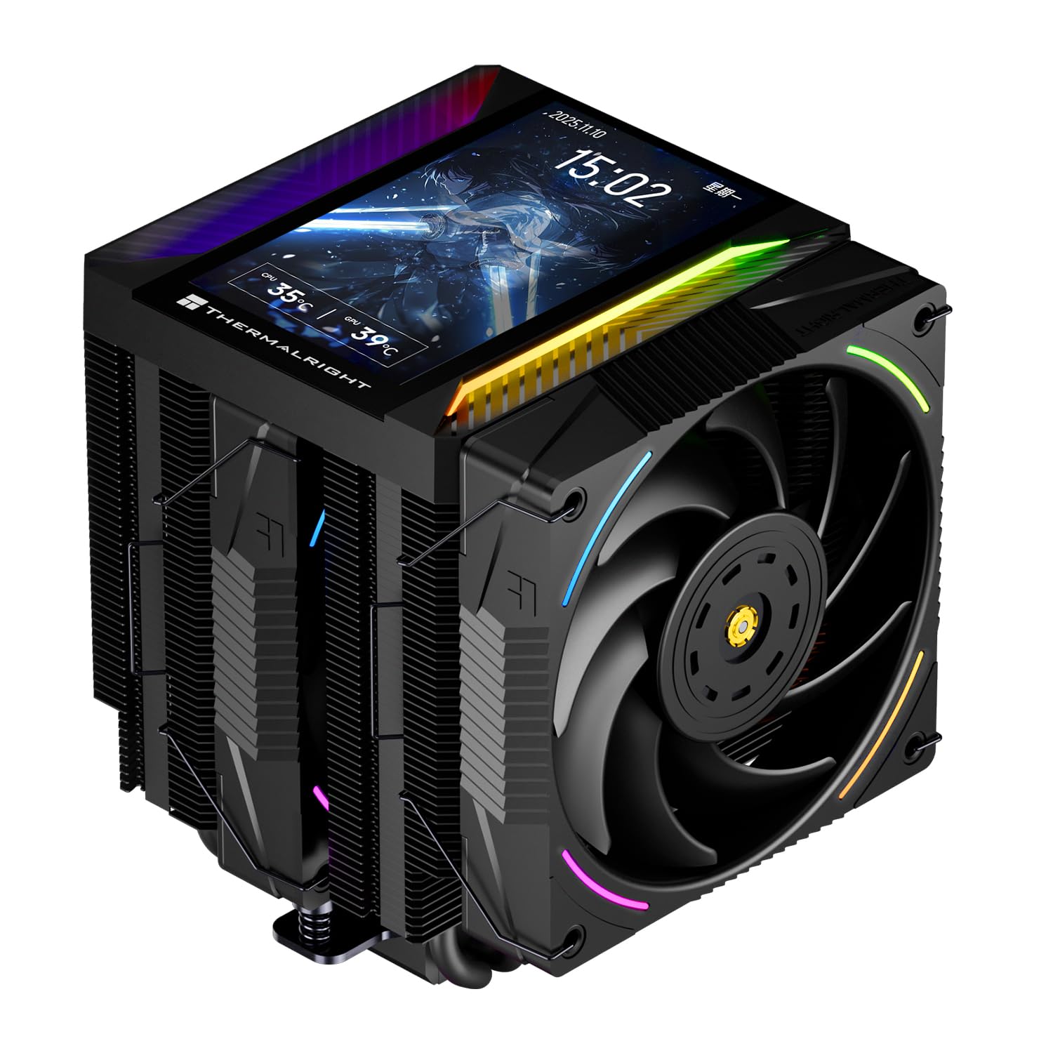 ENFRIADOR DE CPU THERMALRIGHT TR PEERLESS ASSASSIN 120 VISION MAX ARGB NEGRO - 1