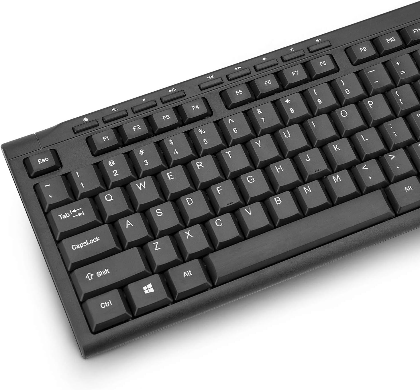 TECLADO USB RII RK907 ULTRA DELGADO COMPACTO PARA MAC Y PC NEGRO 2 UNIDADES - 3