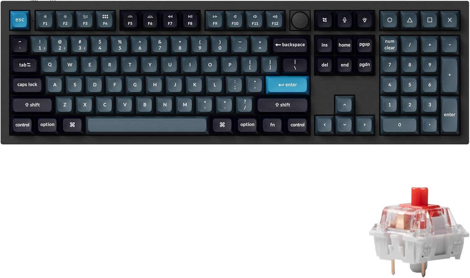 TECLADO MECÁNICO KEYCHRON Q6 PRO INALÁMBRICO FULL SIZE - 1