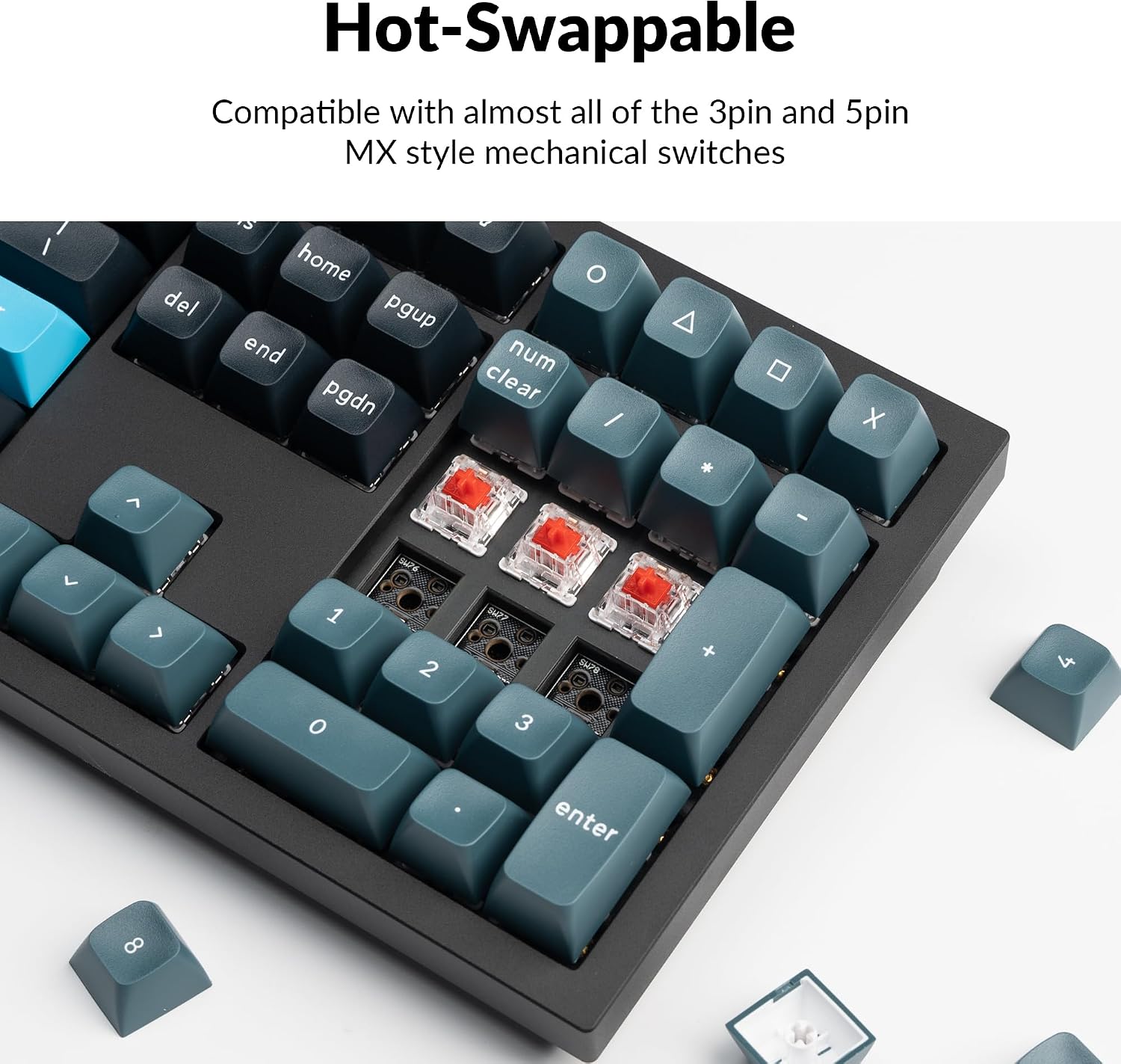 TECLADO MECÁNICO KEYCHRON Q6 PRO INALÁMBRICO FULL SIZE - 5