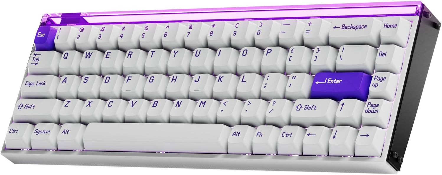 TECLADO MELGEEK MADE68 PRO+ CON CABLE EFECTO HALL PARA GAMING 65% - 1