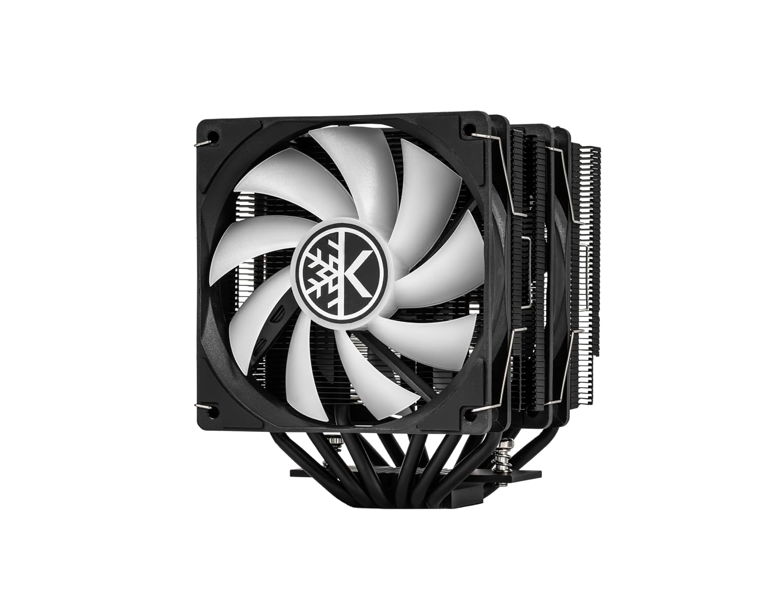 ENFRIADOR DE CPU KINGCOOL CRYO TITAN 120 ARGB DUAL-TOWER 260W TDP NEGRO - 2