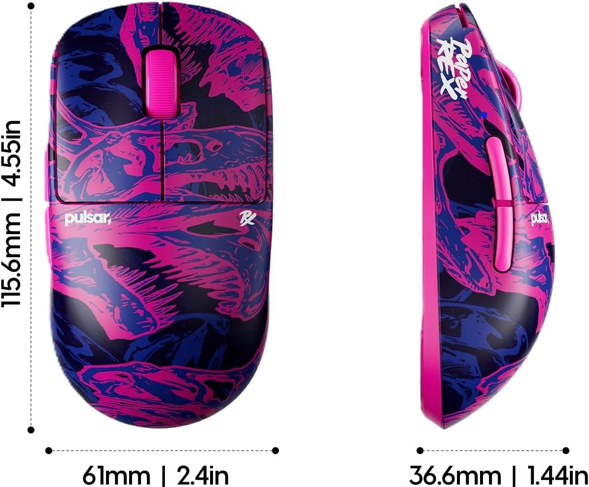 MOUSE PULSAR GAMING GEARS X2 CRAZYLIGHT WIRELESS PRX EDITION - 3