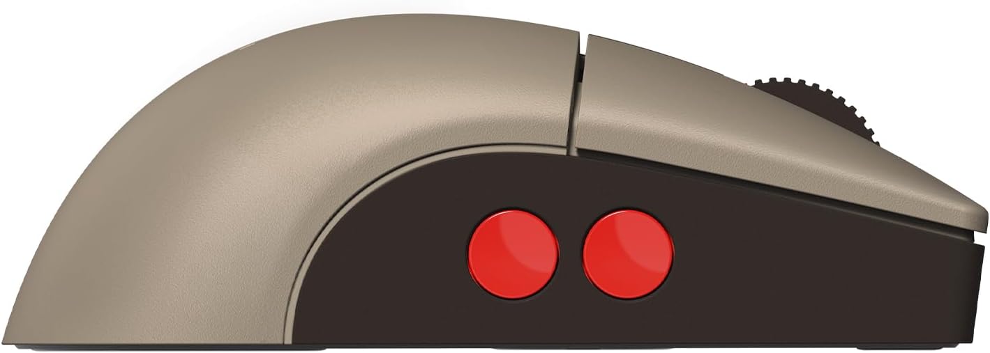MOUSE 8BITDO RETRO R8 CON BASE DE CARGA Y SENSOR PAW 3395 - 3