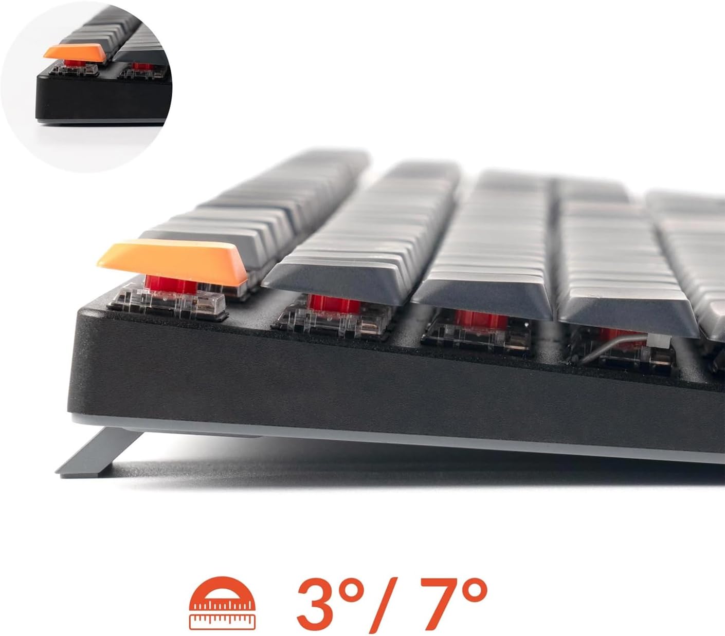 TECLADO MECÁNICO INALÁMBRICO KEYCHRON K5 QMK VERSIÓN 2 104 TECLAS BLANCO - 5