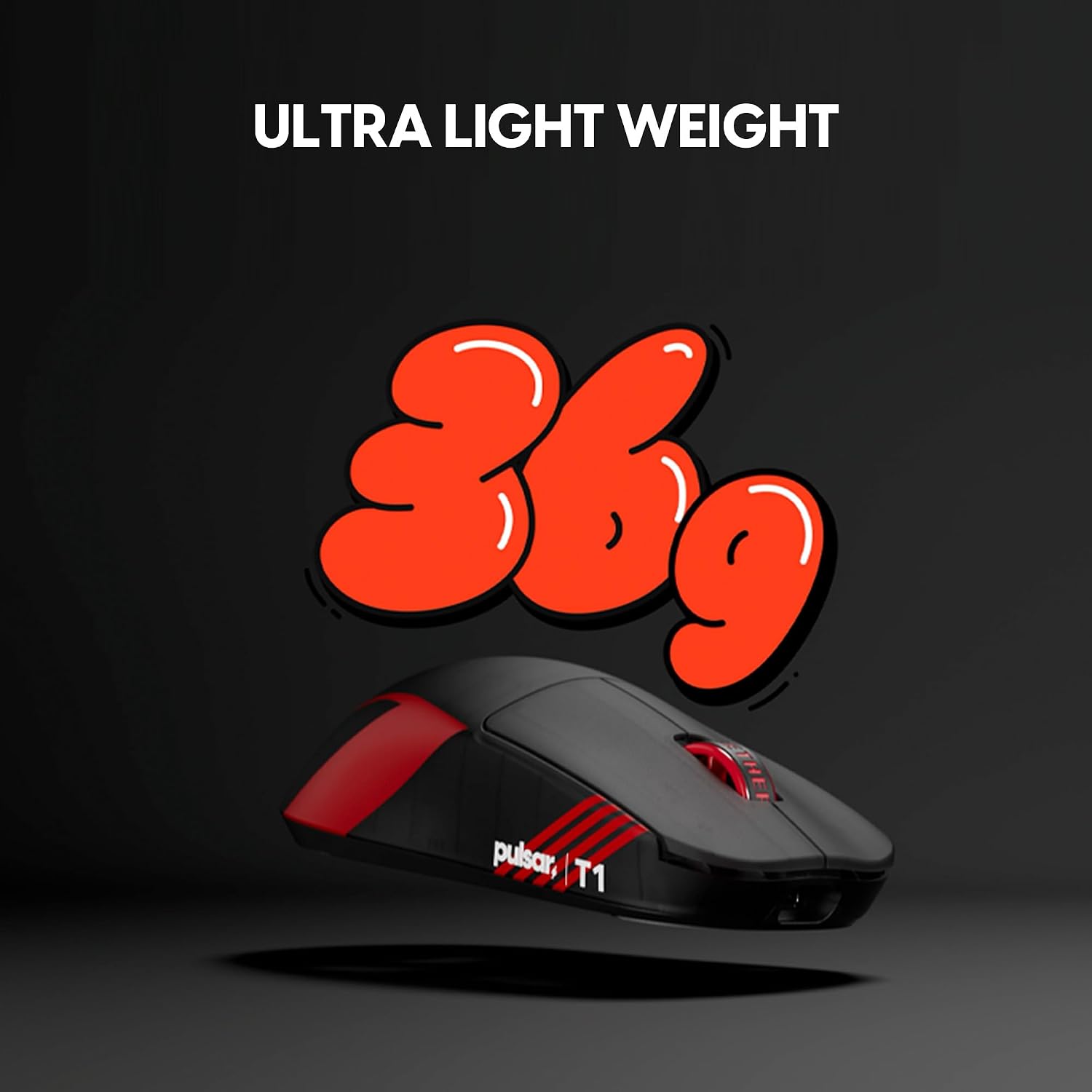 MOUSE PULSAR GAMING GEARS X2 CRAZYLIGHT WIRELESS MINI T1 NEGRO - 4