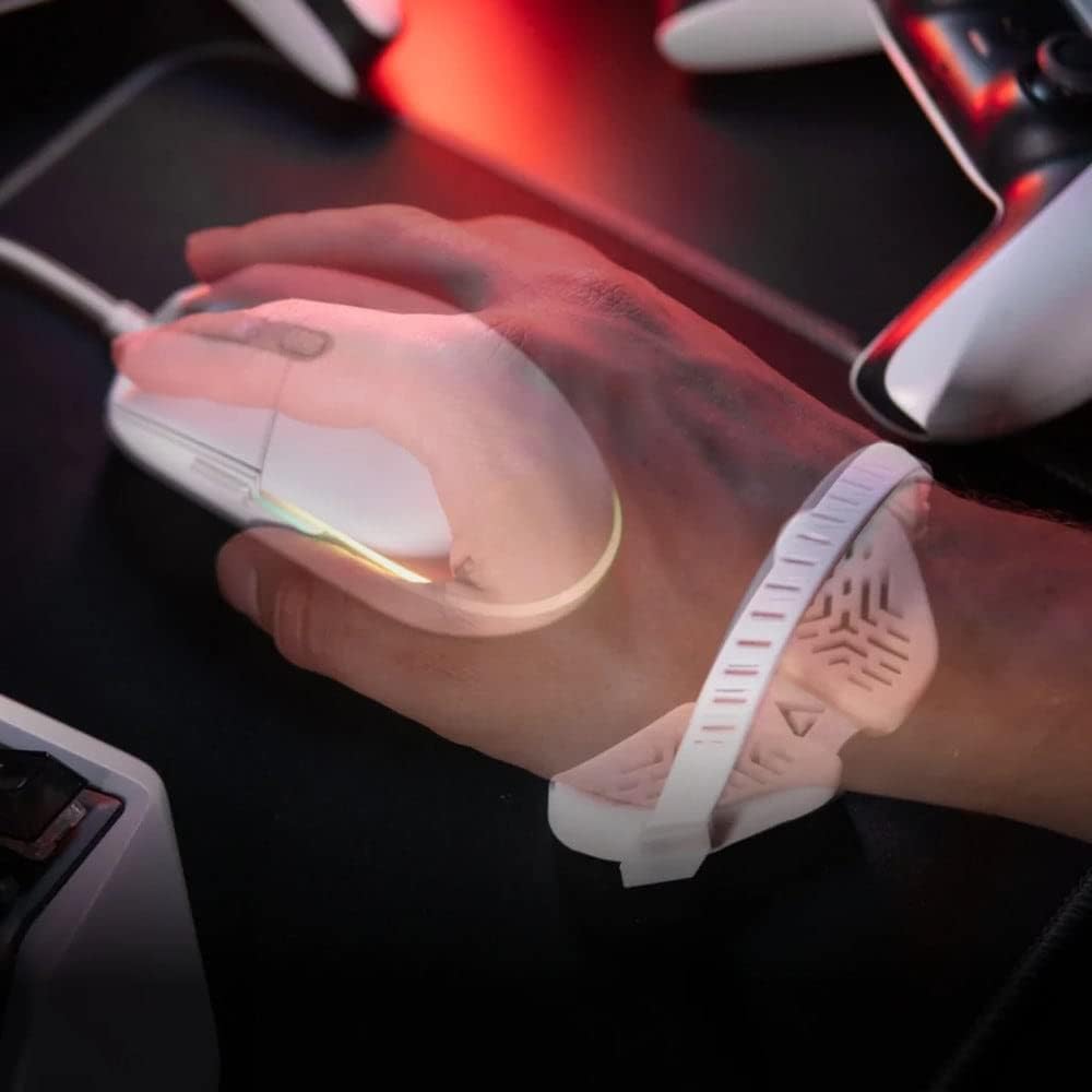 REPOSAMUÑECAS PARA MOUSE DELTAHUB CARPIO G2.0 ERGONÓMICO DERECHO PEQUEÑO BLANCO - 3