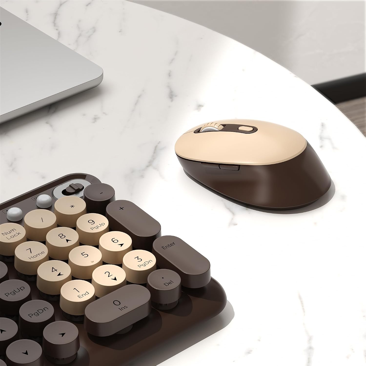 KIT INALÁMBRICO DE TECLADO Y MOUSE COVEVA COFFEE - 5