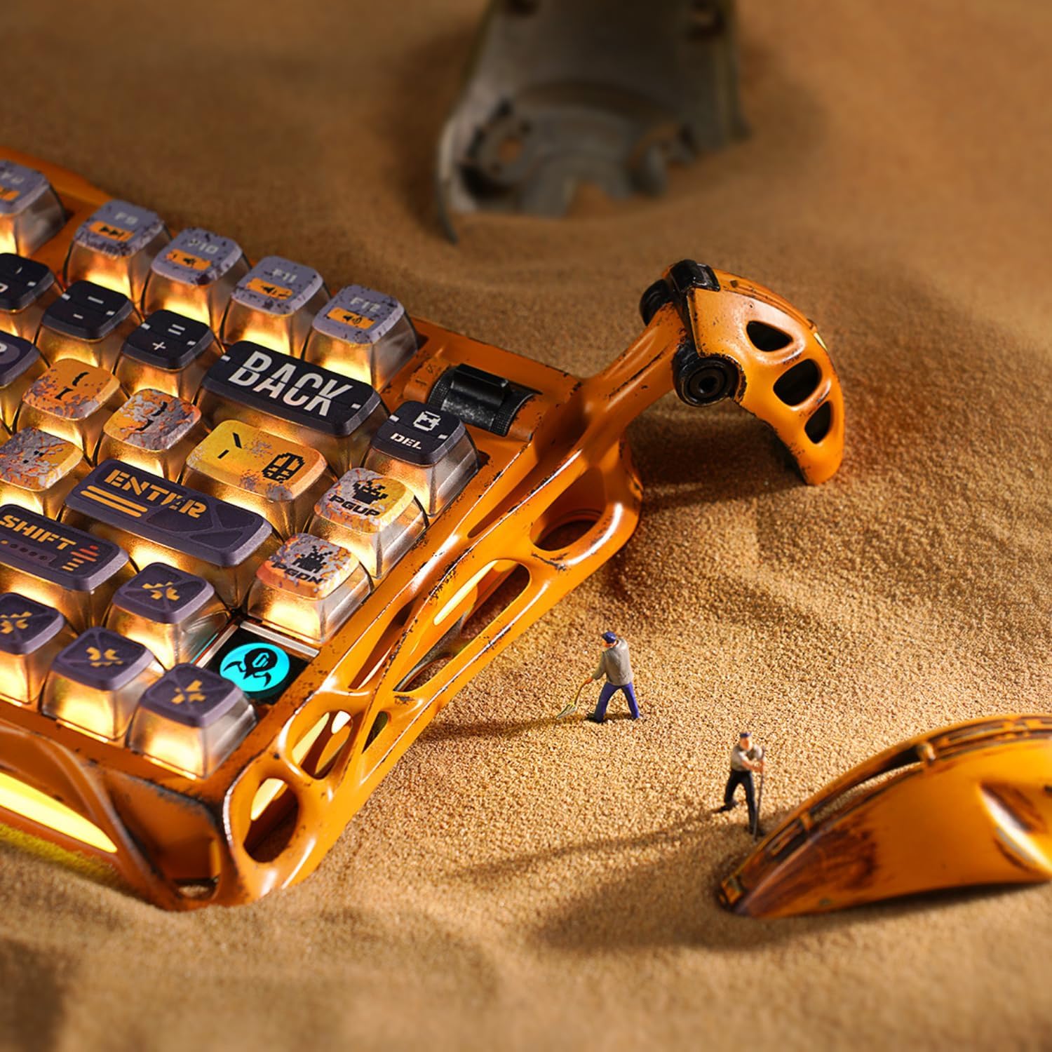 TECLADO MECÁNICO INALÁMBRICO GRAVASTAR MERCURY K1 PRO 75% HOT-SWAP - 2
