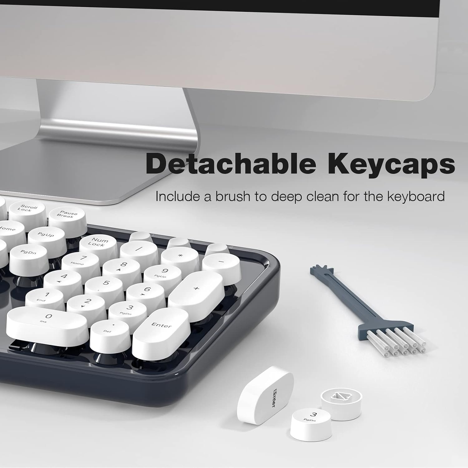 KIT DE TECLADO Y MOUSE INALÁMBRICO MOFII MODELO DARK BLUE - 5