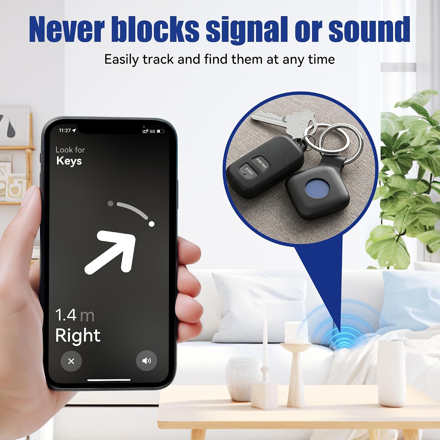 FUNDA DE SILICONA DDJ PARA UGREEN TRACKER TAGS CON LLAVERO 4 UNIDADES - 4