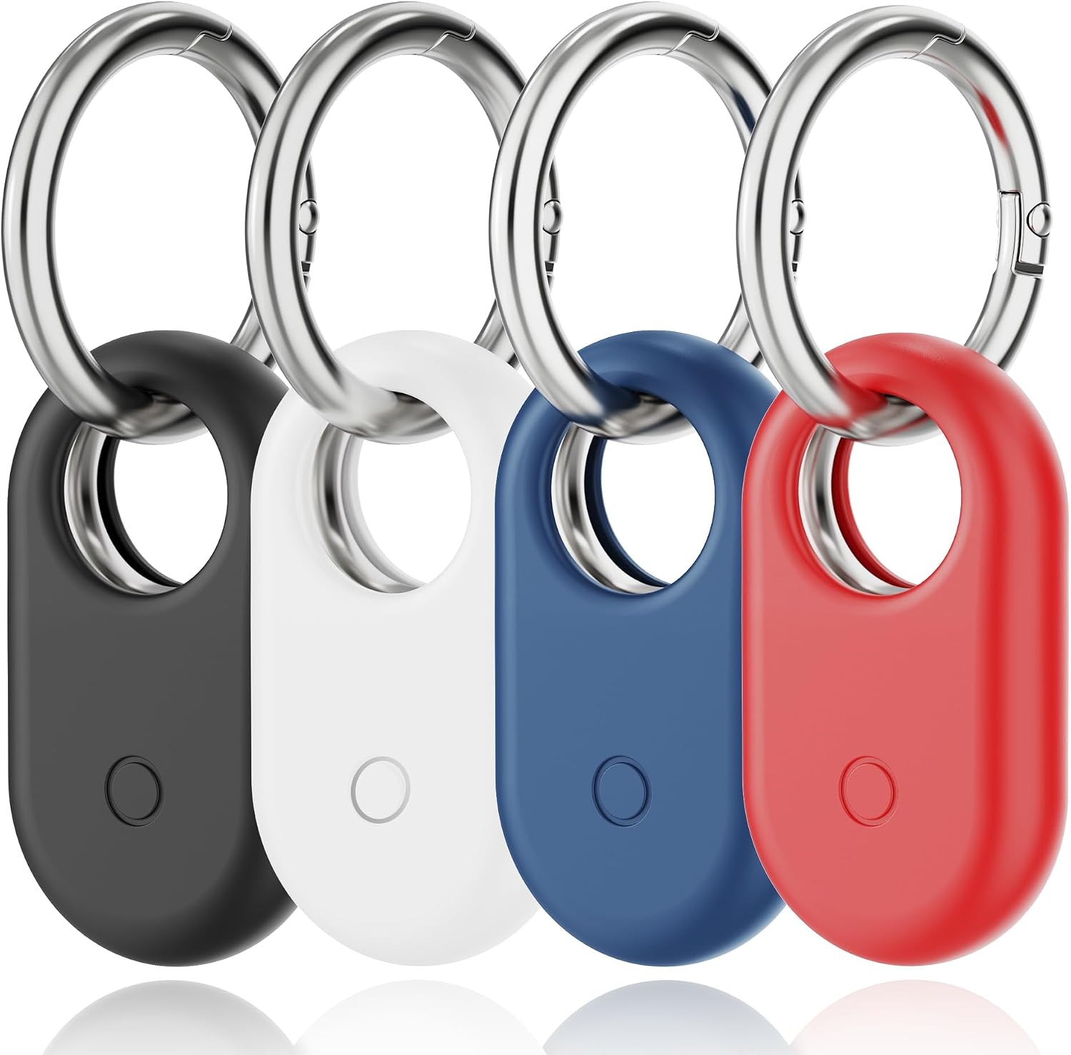 FUNDA PARA SAMSUNG SMARTTAG2 SPOMOX SILICONA CON LLAVERO 4 UNIDADES NEGRO BLANCO AZUL ROJO - 1