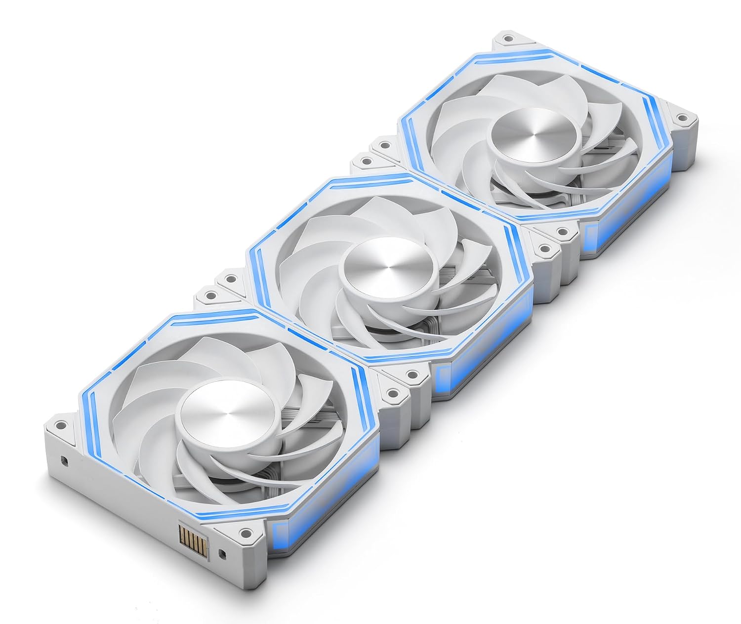 VENTILADOR PARA PC DARKFLASH INF34 120MM REVERSO BLANCO CON DAISY-CHAIN - 1