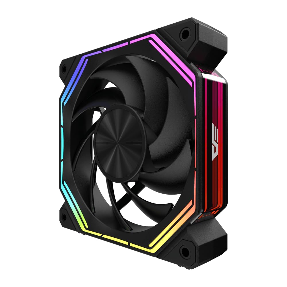 COOLER PARA PC DARKFLASH INF34 120MM REVERSED 3 PACK NEGRO - 4