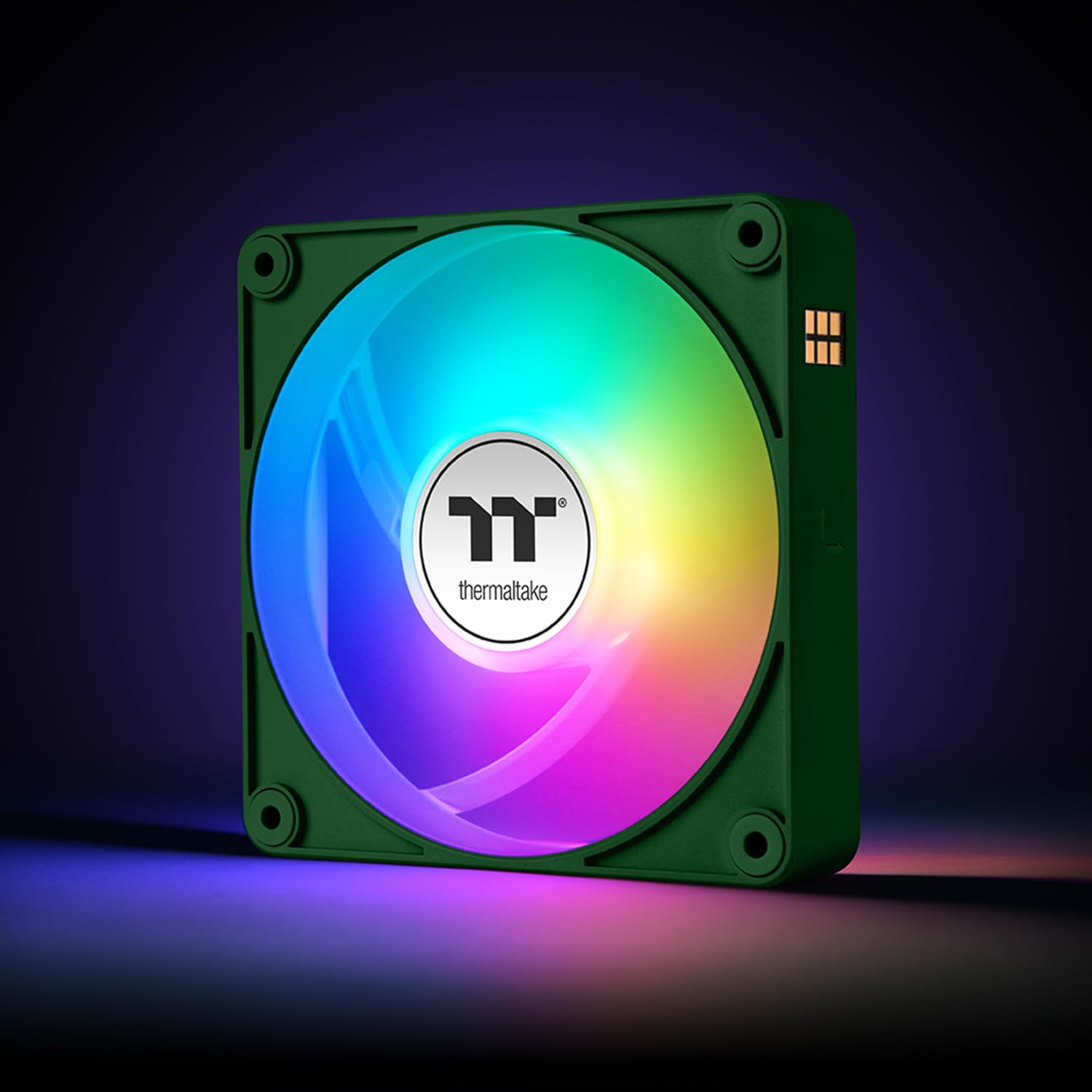 COOLER INTERNO THERMALTAKE CT120 EX ARGB SYNC 3 UNIDADES RACING GREEN - 2