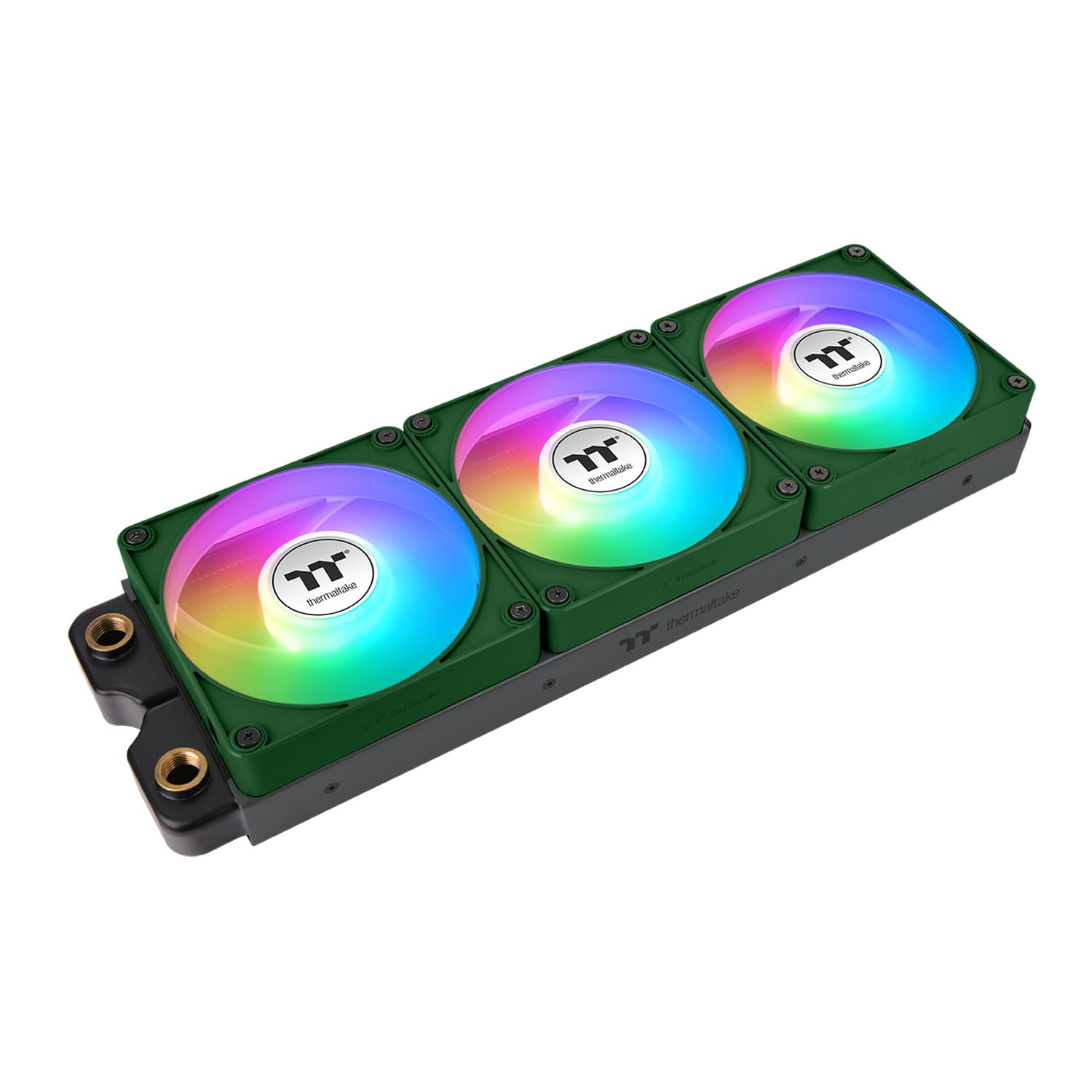 COOLER INTERNO THERMALTAKE CT120 EX ARGB SYNC 3 UNIDADES RACING GREEN - 4