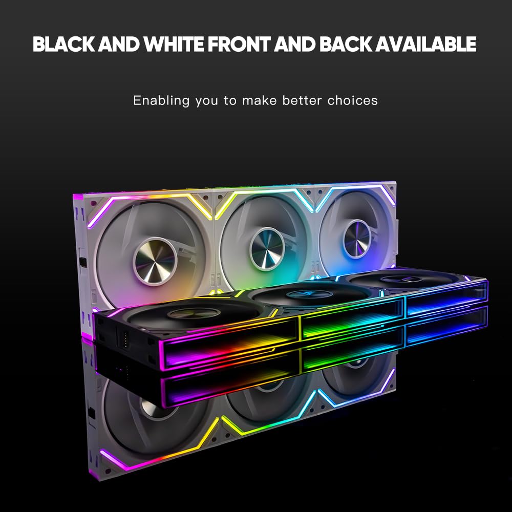 COOLER PARA PC JUNGLE LEOPARD JM-V2 RS 120MM TRIPLE PACK BLANCO REVERSO - 3