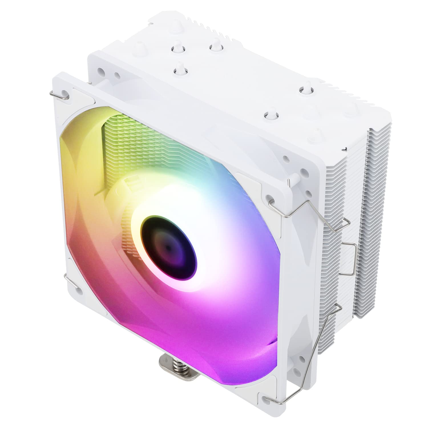 ENFRIADOR DE CPU THERMALRIGHT ASSASSIN KING 120 SE WHITE ARGB 5 HEATPIPES PARA AM4/AM5/INTEL LGA - 1