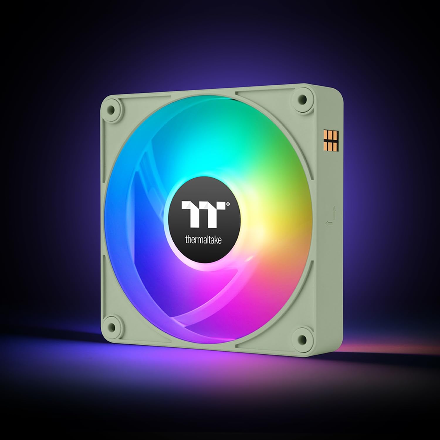 COOLER INTERNO THERMALTAKE CT120 EX ARGB SYNC 120 MM MATCHA GREEN 3 UNIDADES - 2
