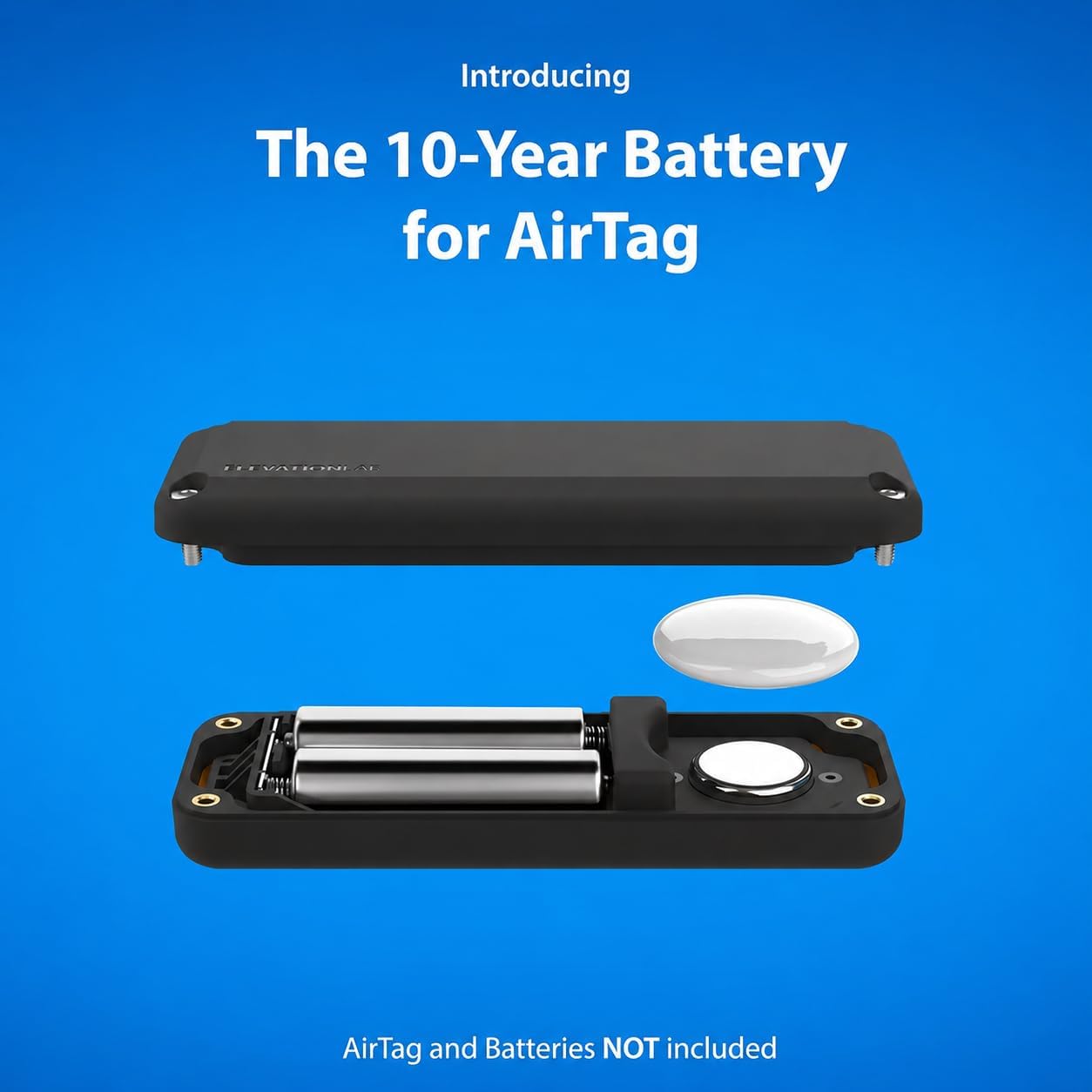 ESTUCHE PARA AIRTAG ELEVATION LAB CON BATERÍA EXTENDIDA 10 AÑOS 2 UNIDADES - 2