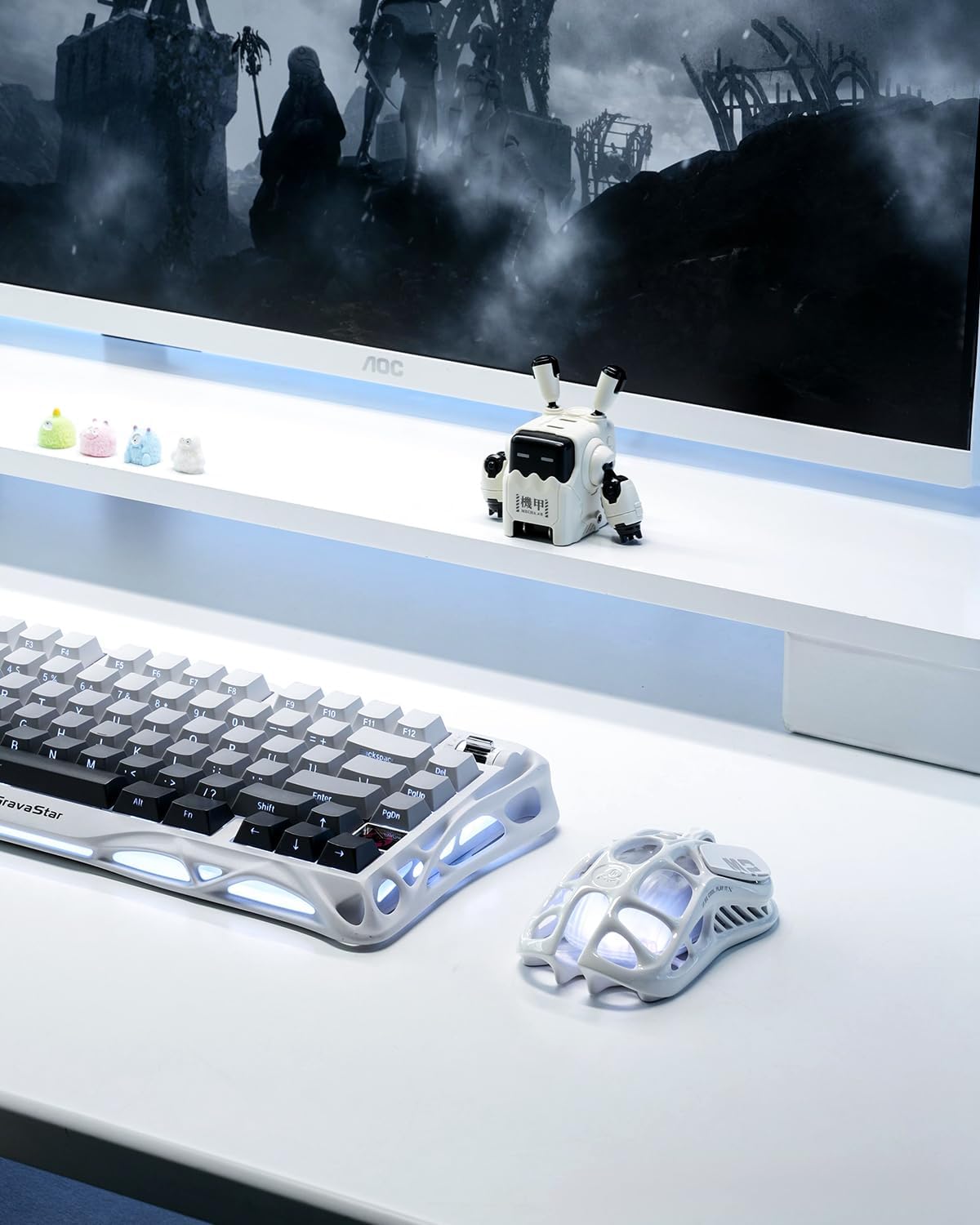 MOUSE GAMER GRAVASTAR MERCURYM2 WIRELESS CON BATERÍA DE HASTA 85 HORAS Y CONEXIÓN TRI MODO - 2