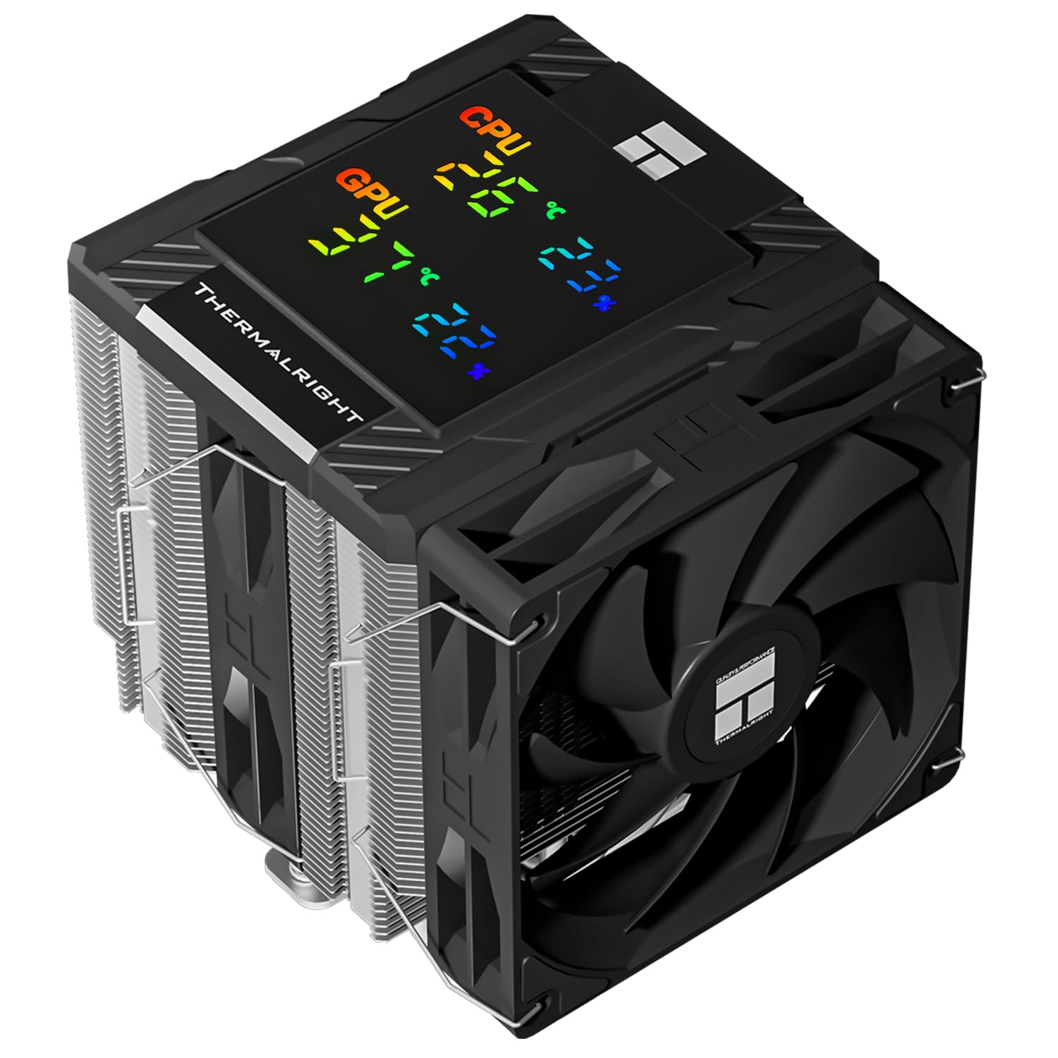 ENFRIADOR DE CPU THERMALRIGHT PEERLESS ASSASSIN 120 DIGITAL BLACK 6 HEATPIPES - 1