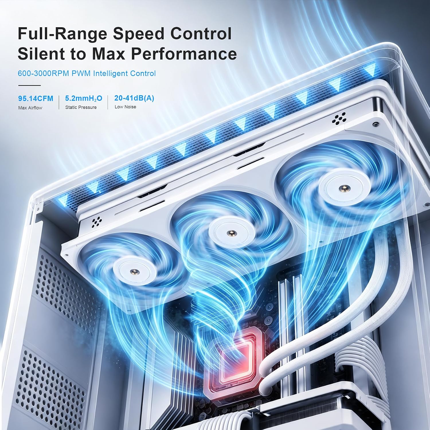 COOLER INTERNO ASIAHORSE XCALIBUR 360MM 3000RPM PWM - 4