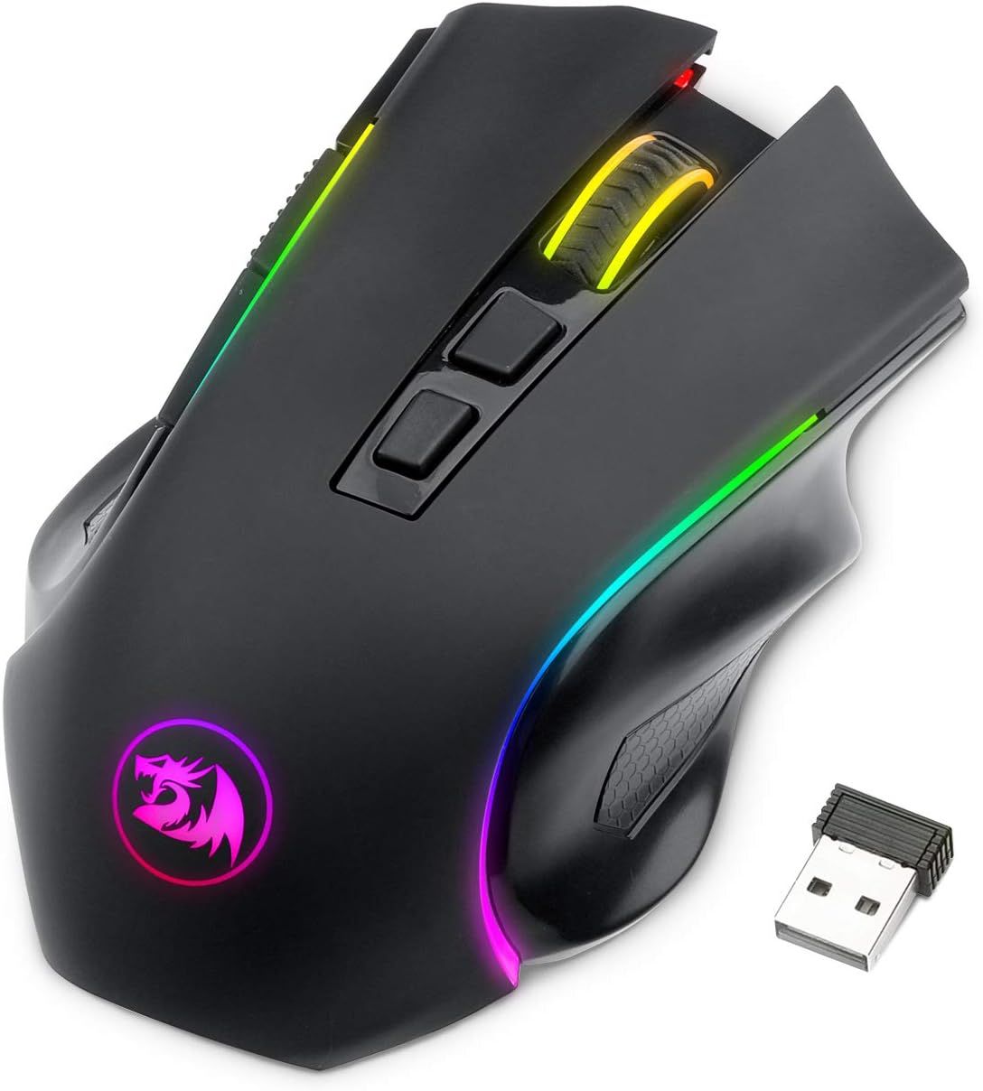 MOUSE GAMER REDRAGON M602 GRIFFIN RGB TRI-MODE 8000 DPI - 1