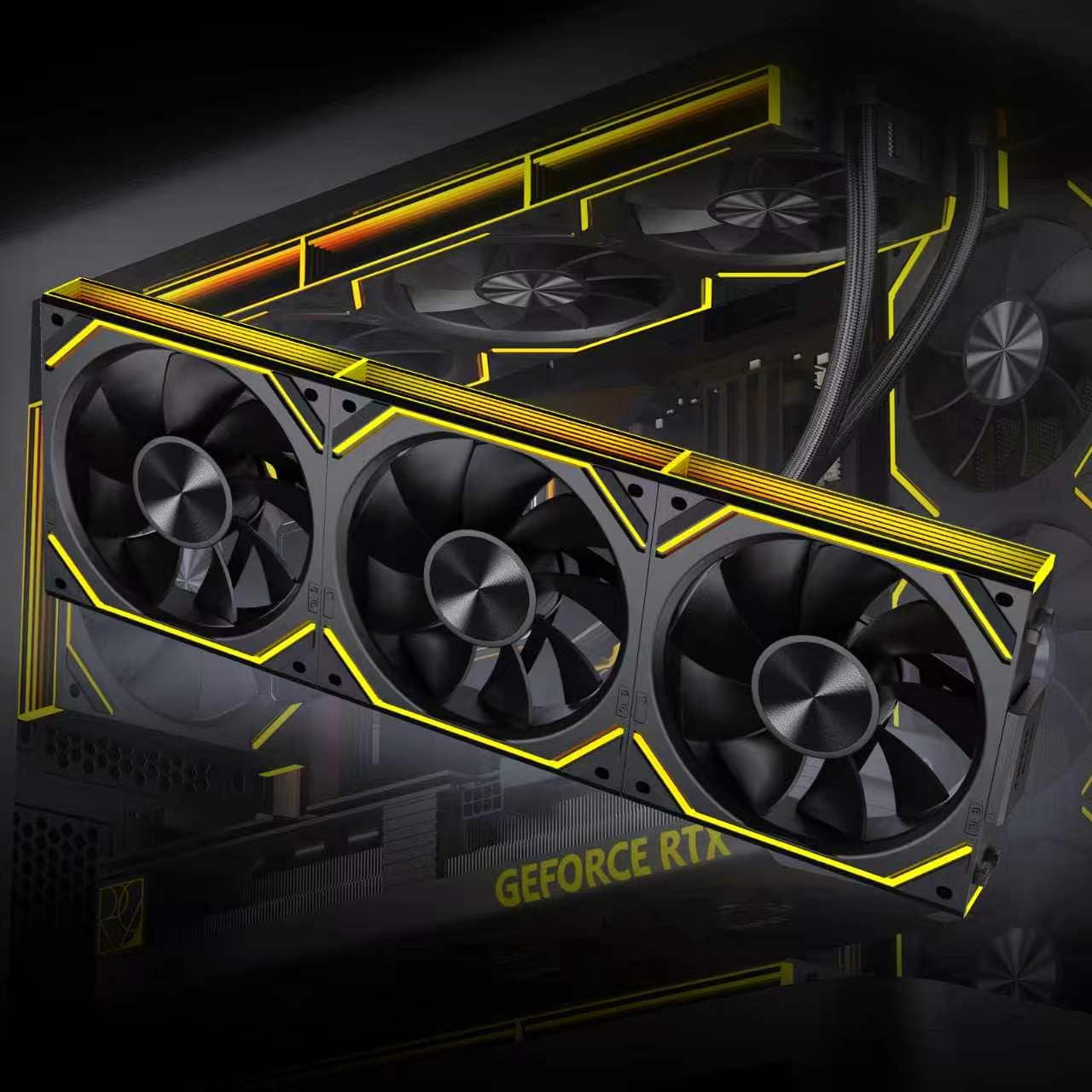 COOLER PARA PC JUNGLE LEOPARD JM-V2 RS 120MM TRIPLE PACK NEGRO - 1