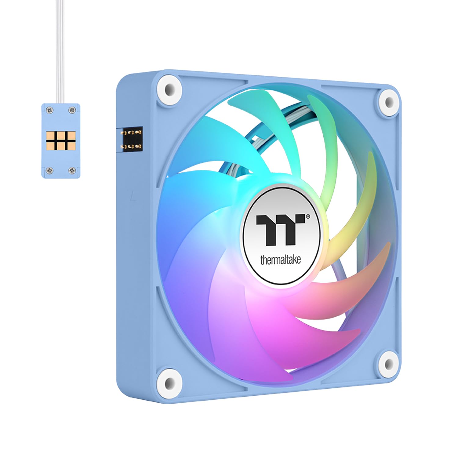 COOLER INTERNO THERMALTAKE CT120 EX ARGB HYDRANGEA BLUE 3 VENTILADORES 120 MM - 4