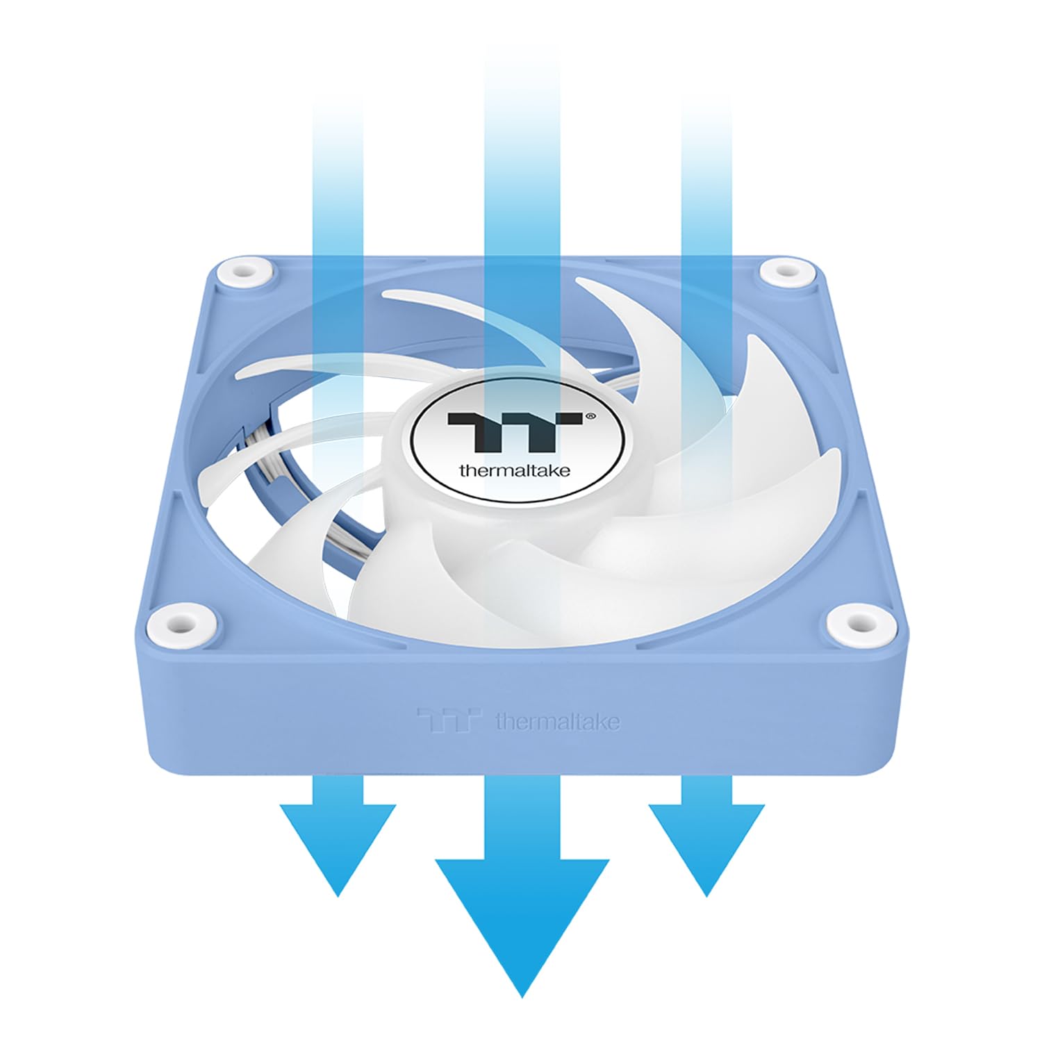 COOLER INTERNO THERMALTAKE CT120 EX ARGB HYDRANGEA BLUE 3 VENTILADORES 120 MM - 5
