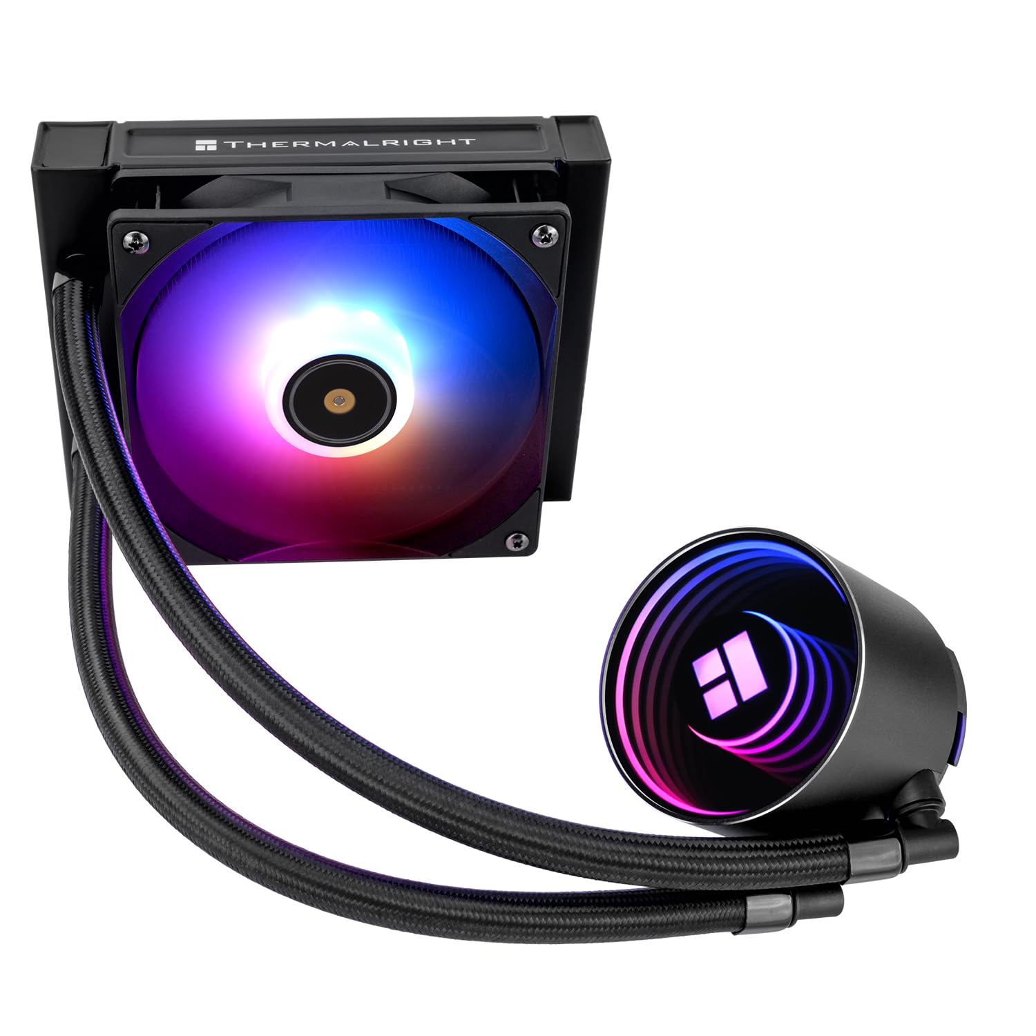 ENFRIADOR LÍQUIDO PARA CPU THERMALRIGHT FROZEN NOTTE 120 ARGB NEGRO 120MM PWM - 1